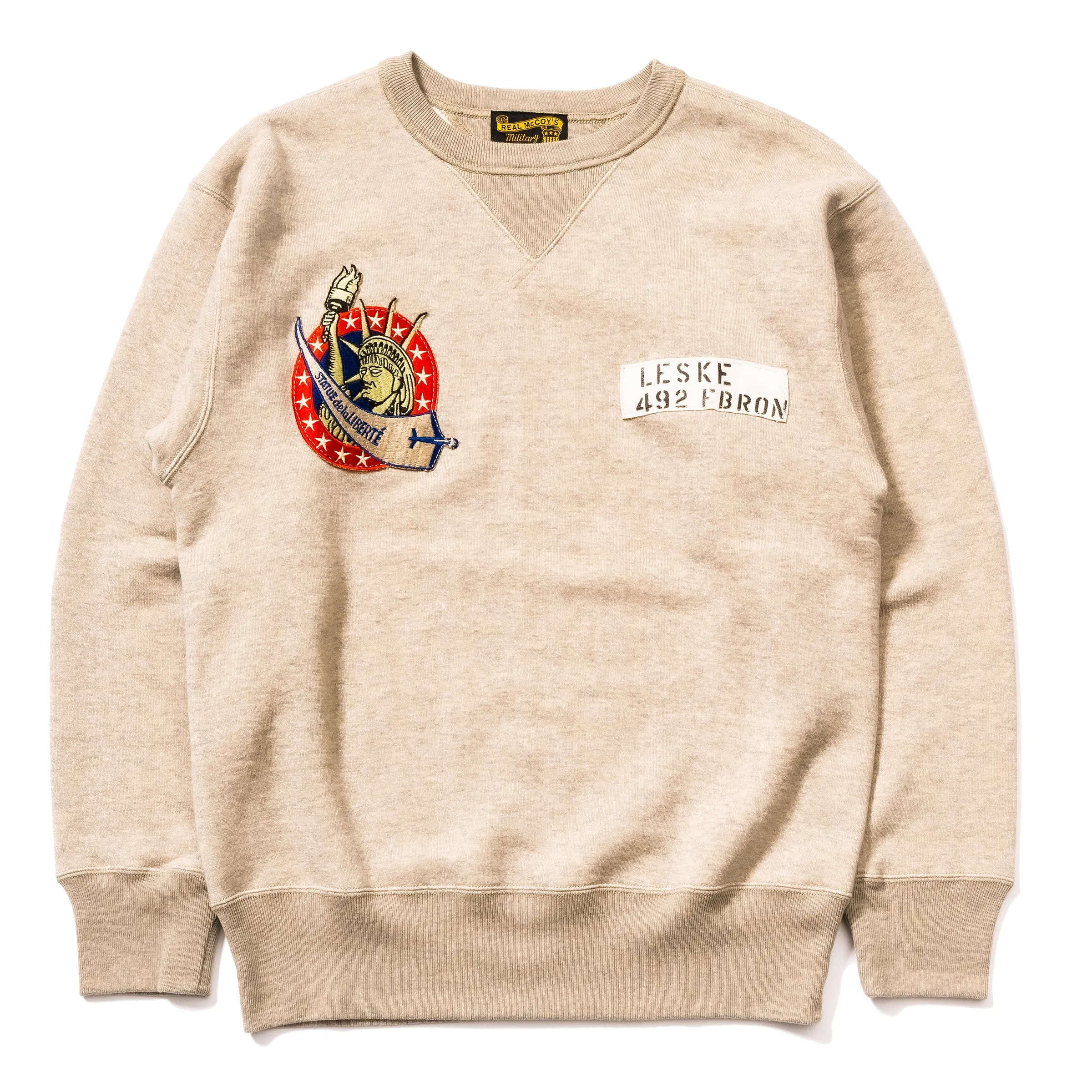 MILITARY PRINT SWEATSHIRT / STATUE de la LIBERTÉ sold by The Real McCoy's product image thumbnail 2