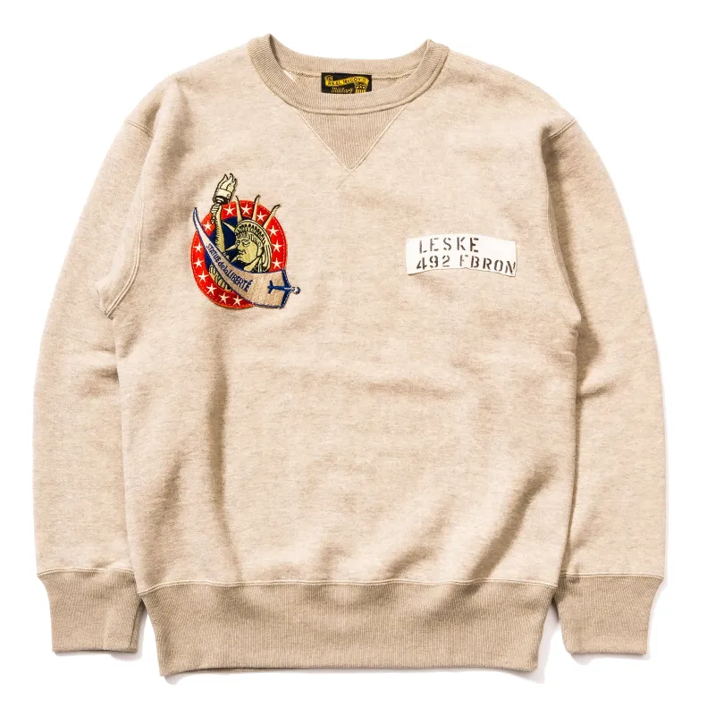 MILITARY PRINT SWEATSHIRT / STATUE de la LIBERTÉ made by The Real McCoy's