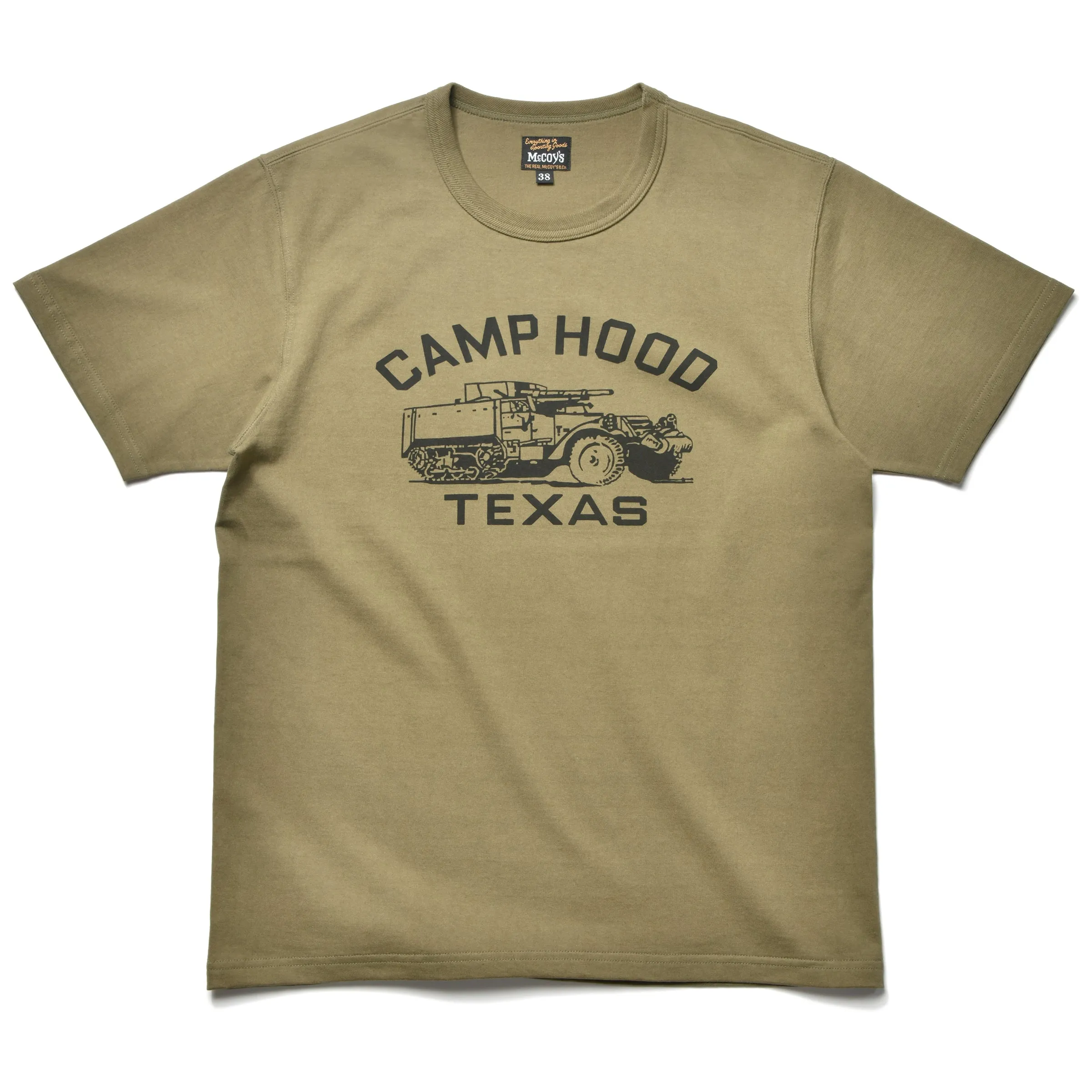 MILITARY TEE / CAMP HOOD sold by The Real McCoy's