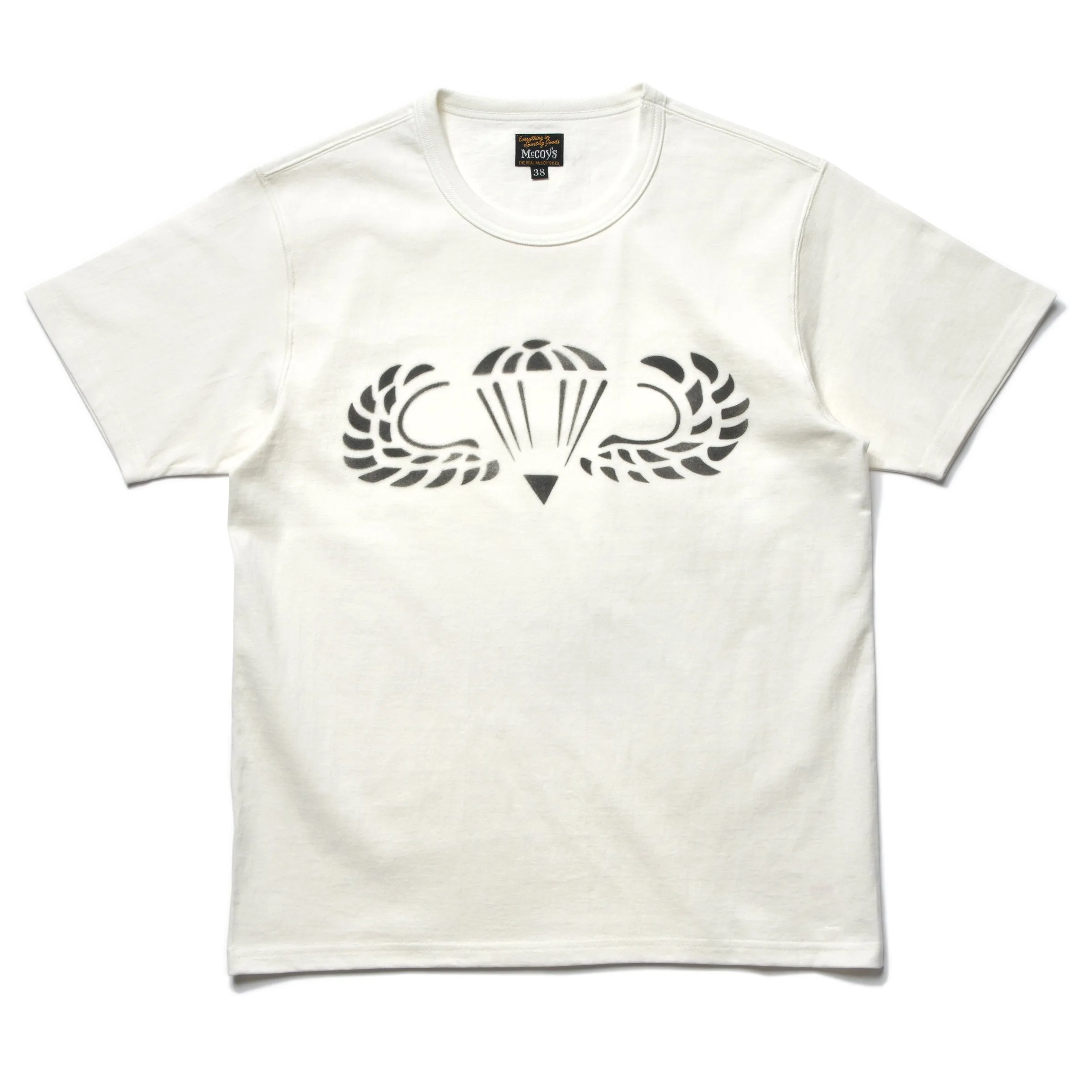MILITARY TEE / JUMP WINGS sold by The Real McCoy's product image thumbnail 2