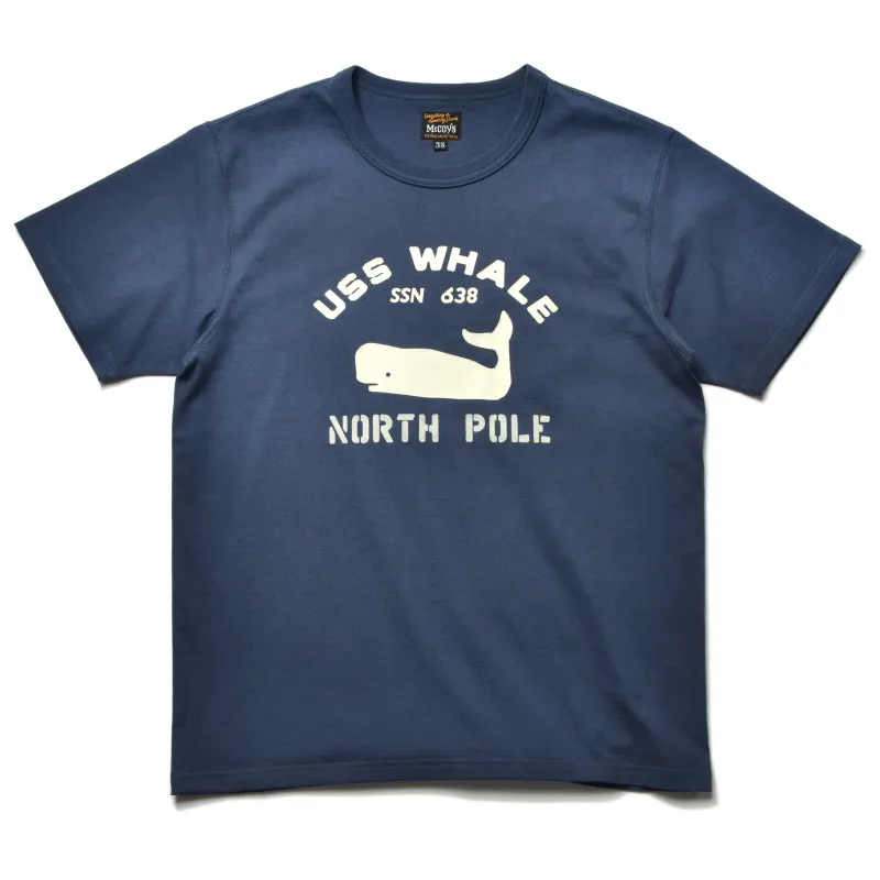 MILITARY TEE / USS WHALE made by The Real McCoy's