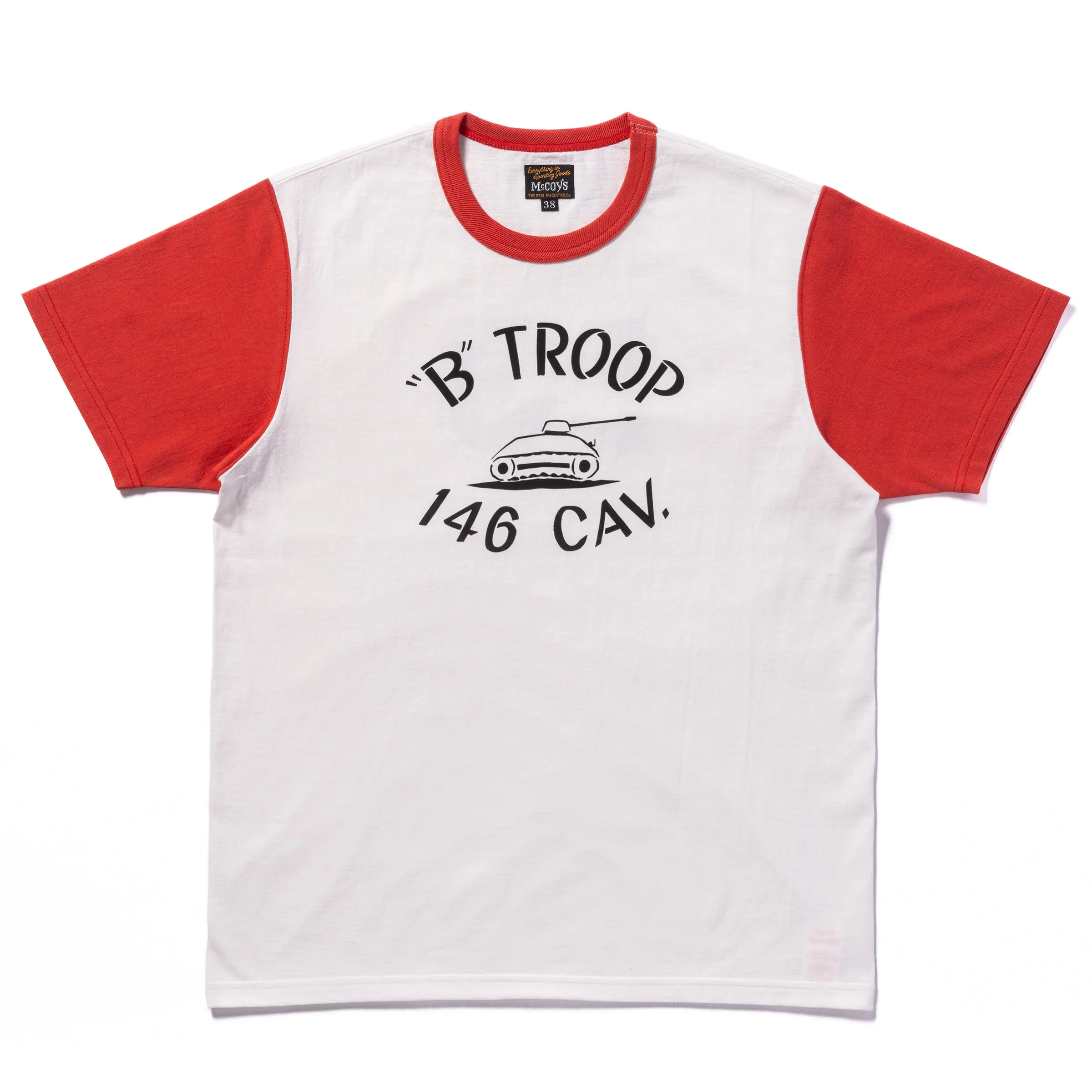 MILITARY TEE / “B” TROOP sold by The Real McCoy's product image thumbnail 2