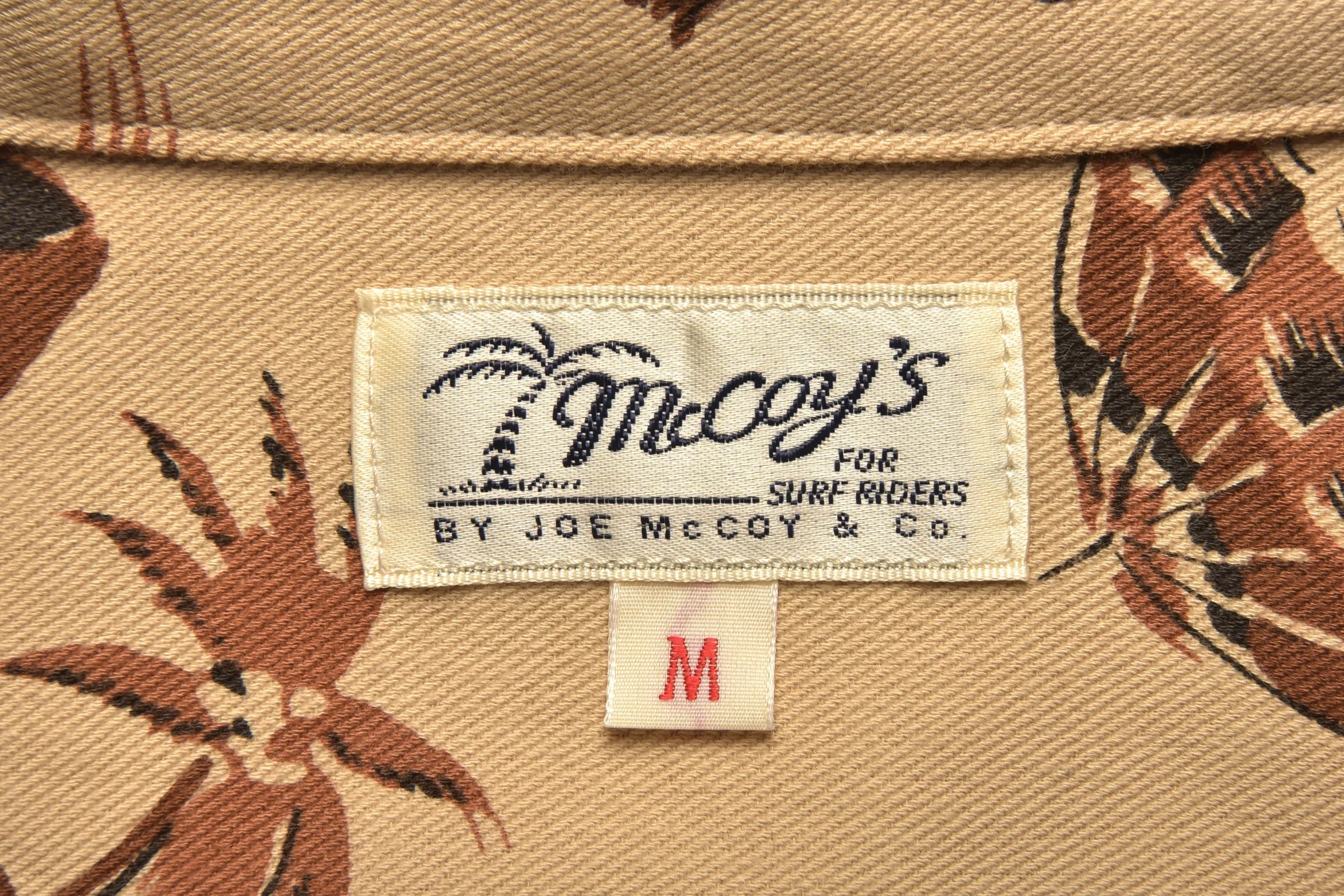 OPEN COLLAR RESORT S/S SHIRT / PALM TREE sold by The Real McCoy's product image thumbnail 3