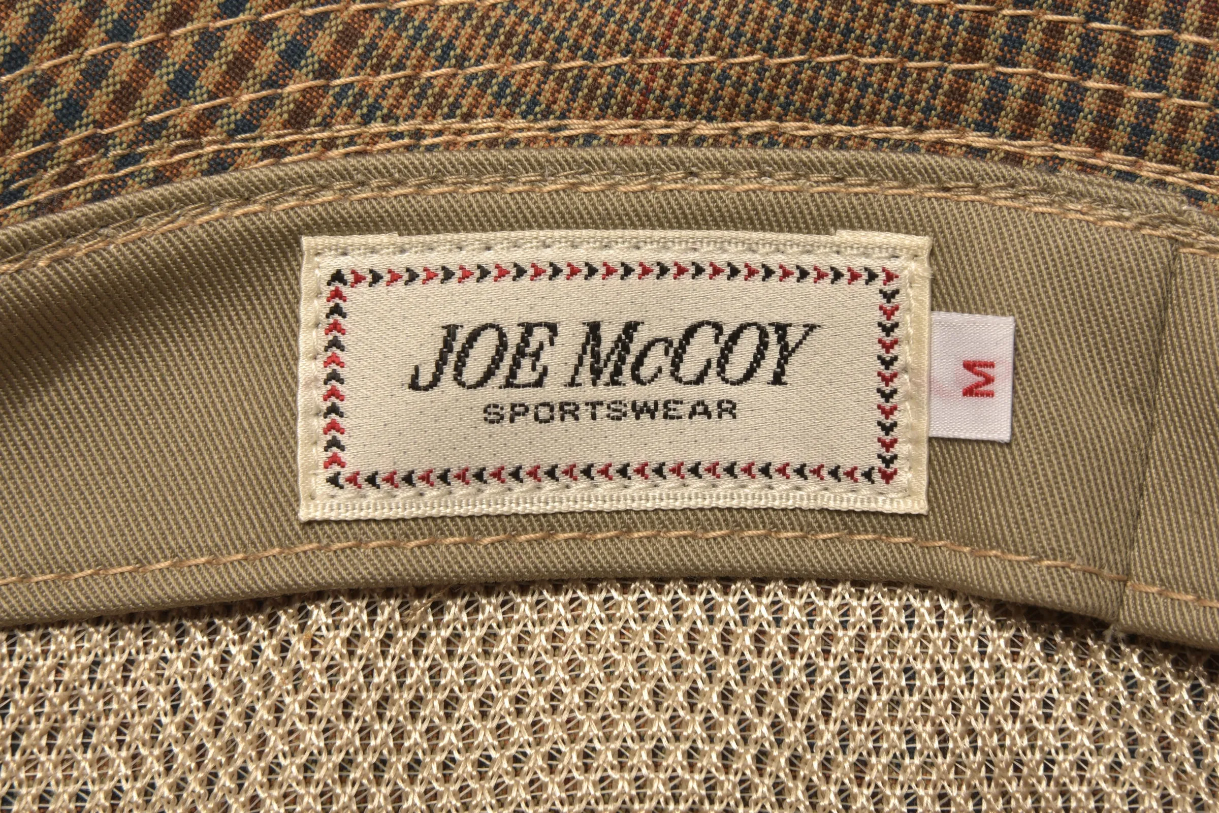 PLAID-CHECK RAIN WEATHER HAT sold by The Real McCoy's product image thumbnail 3