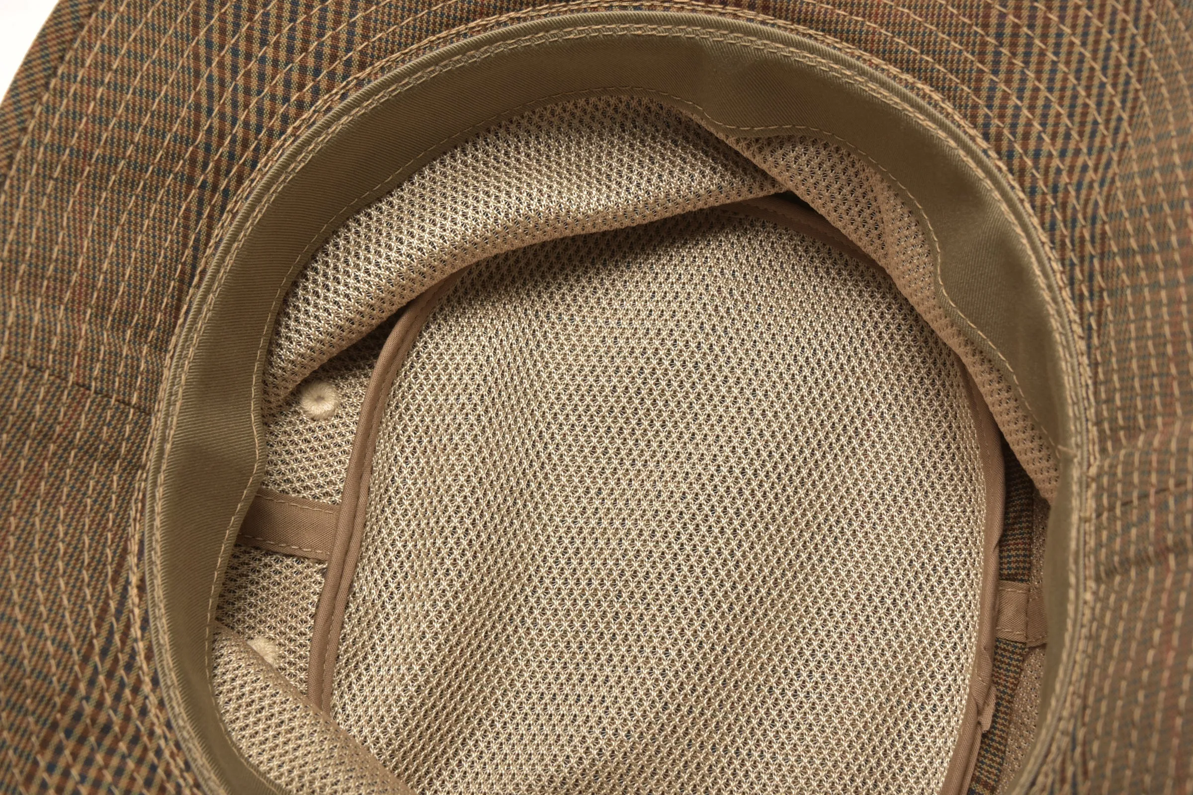 PLAID-CHECK RAIN WEATHER HAT sold by The Real McCoy's product image thumbnail 4