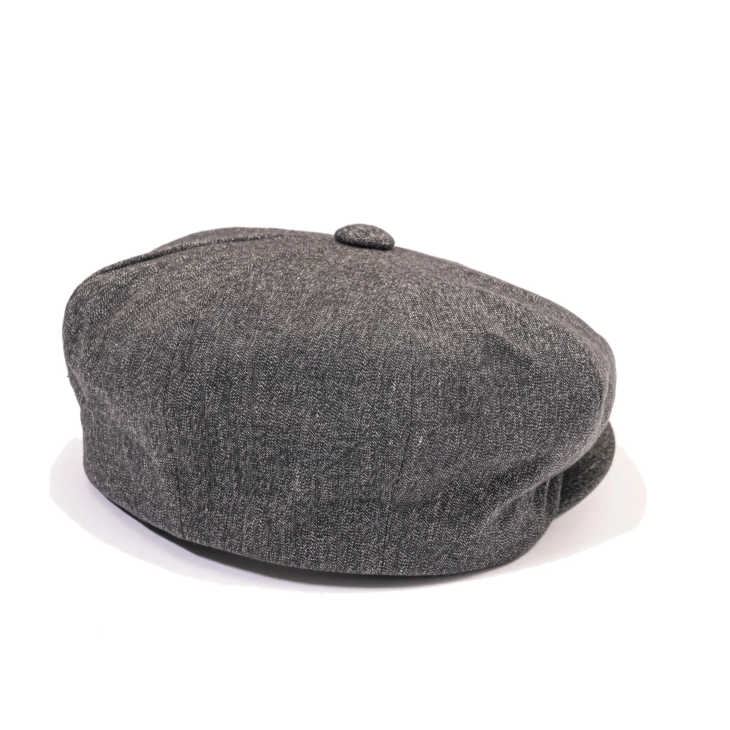 SALT AND PEPPER CHAMBRAY NEWSBOY CAP sold by The Real McCoy's product image thumbnail 3