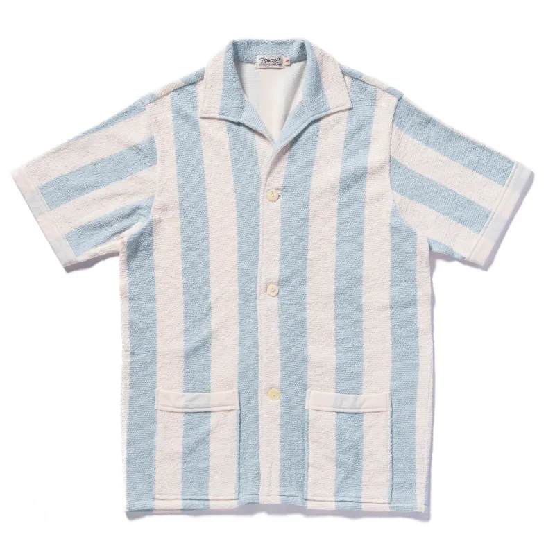 STRIPE COTTON PILE BEACH SHIRT made by The Real McCoy's