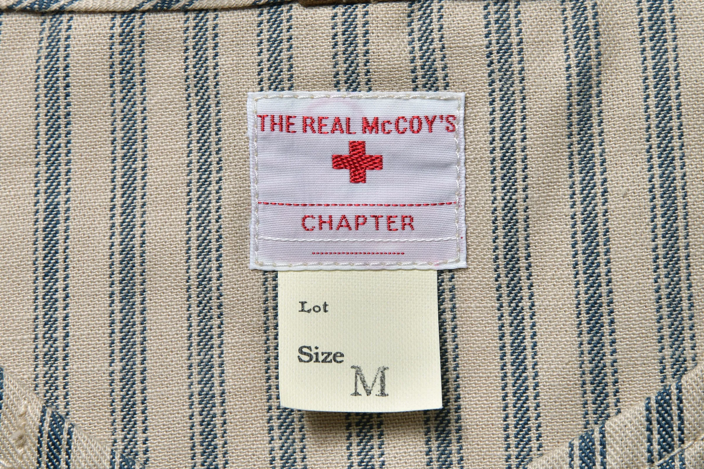 TICKING STRIPE PAJAMA SHIRT sold by The Real McCoy's product image thumbnail 4