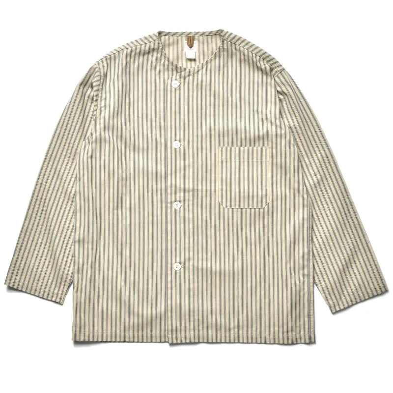 TICKING STRIPE PAJAMA SHIRT made by The Real McCoy's