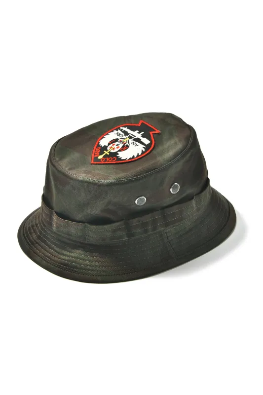 TIGER CAMOUFLAGE BOONIE HAT / BLACK OVER-DYE made by The Real McCoy's
