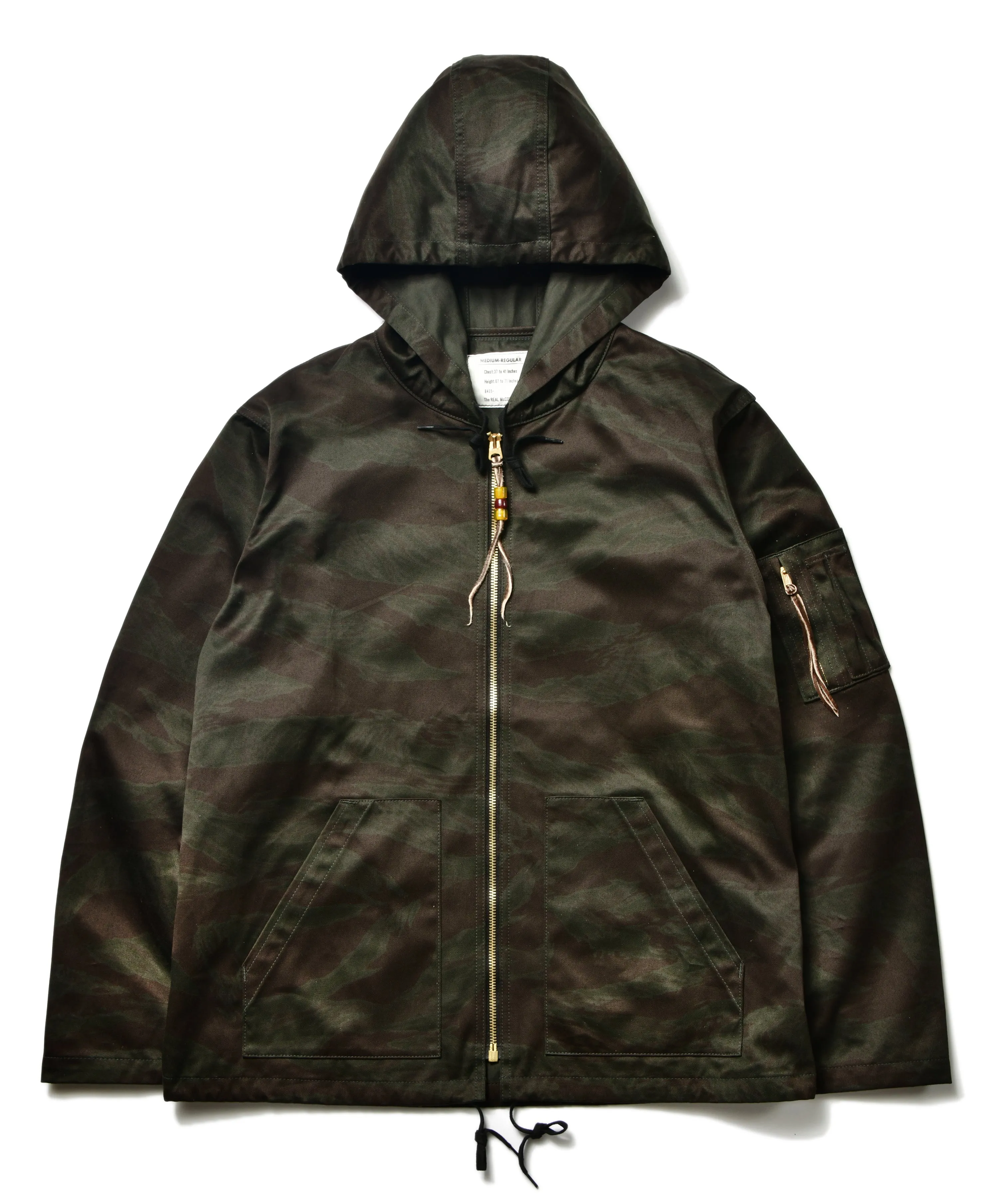 TIGER CAMOUFLAGE PARKA / BLACK OVER-DYE (TIGER CAMOUFLAGE) sold by The Real McCoy's product image thumbnail 2