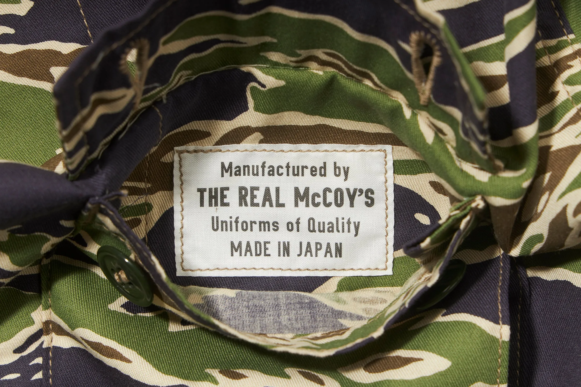 TIGER CAMOUFLAGE SHIRT / LATE WAR sold by The Real McCoy's product image thumbnail 5