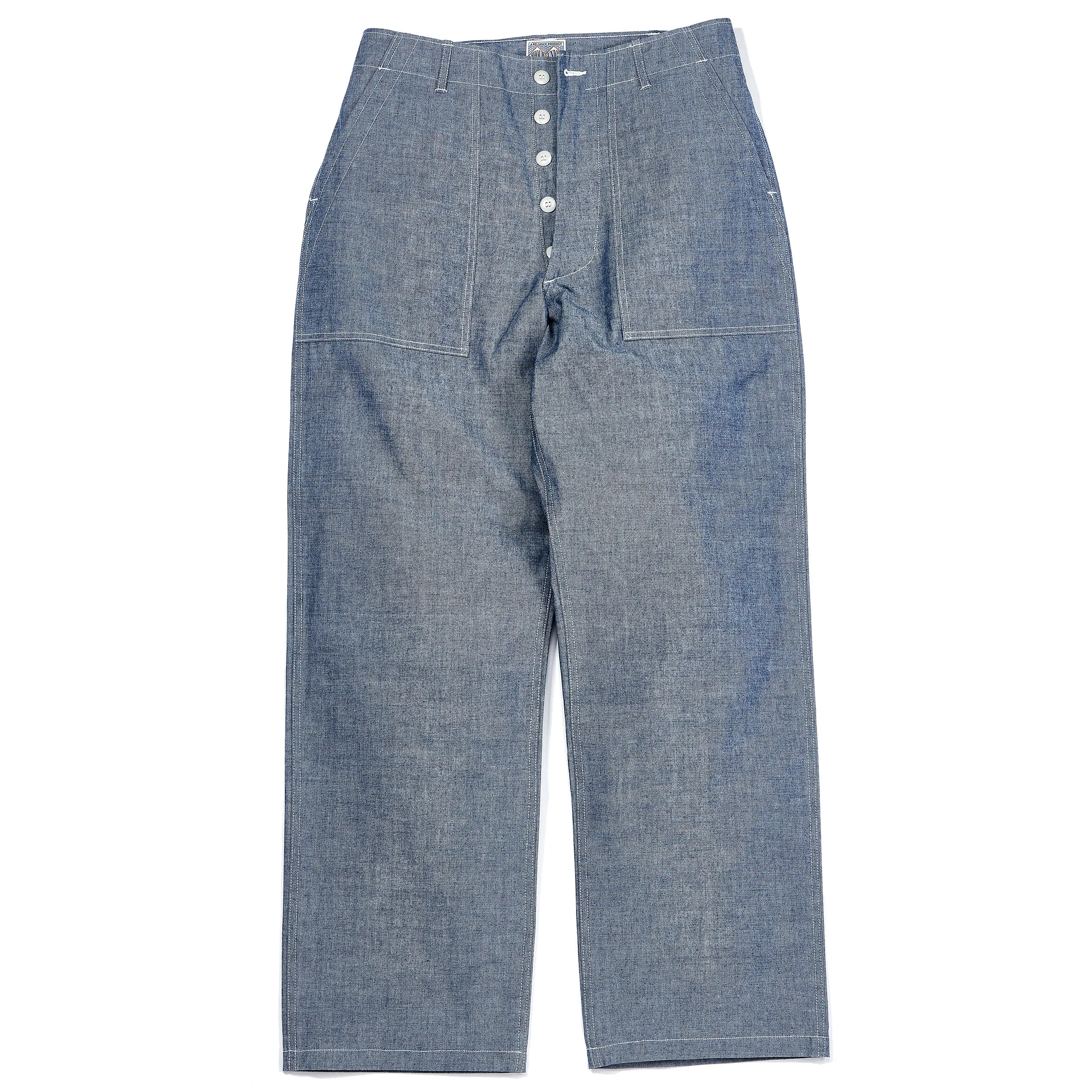 UTILITY TROUSERS / CHAMBRAY sold by The Real McCoy's