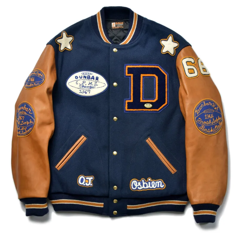 WOOL VARSITY JACKET / DUNBAR sold by The Real McCoy's