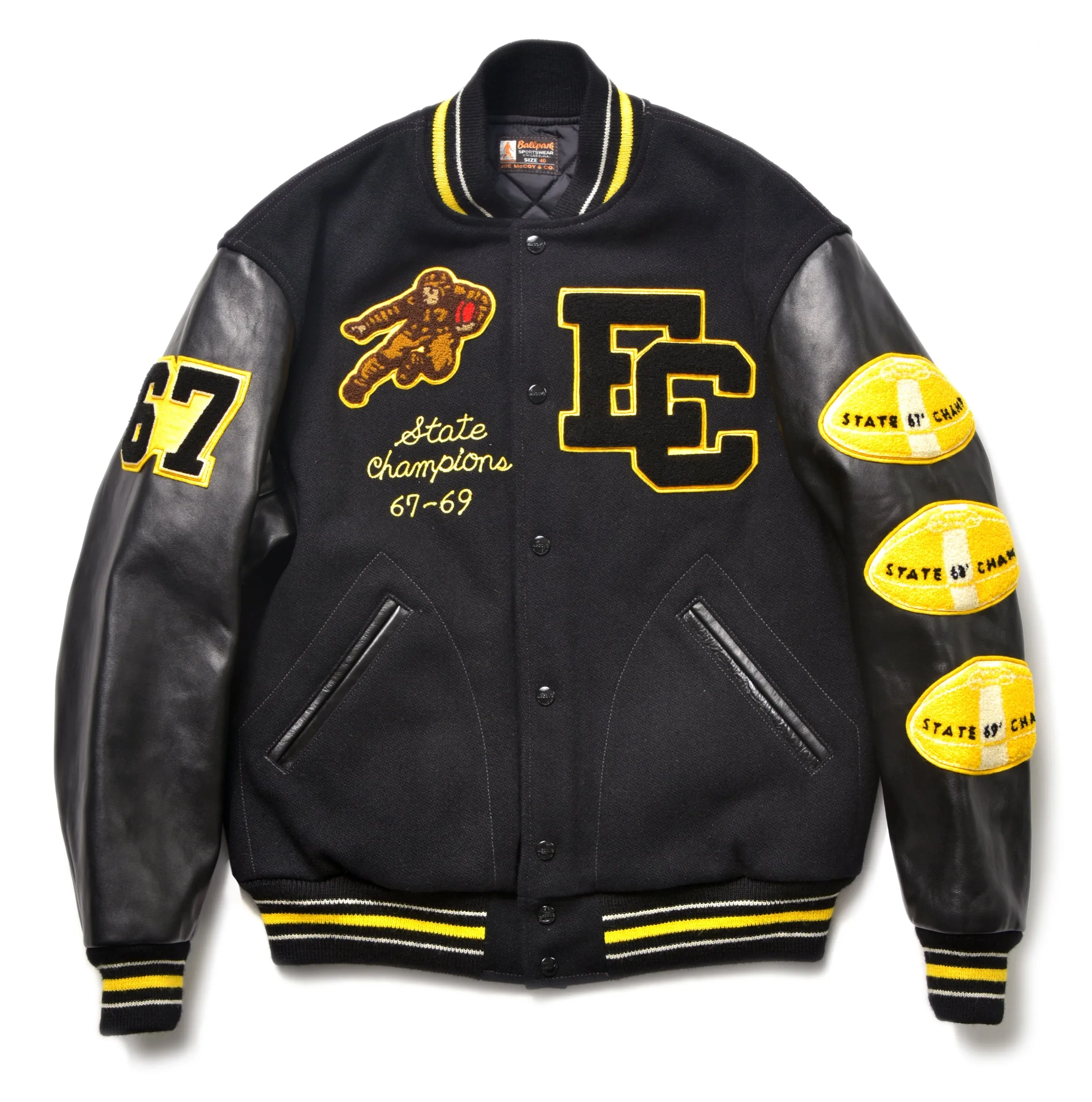 WOOL VARSITY JACKET / EVERETT CHIEFS sold by The Real McCoy's product image thumbnail 2