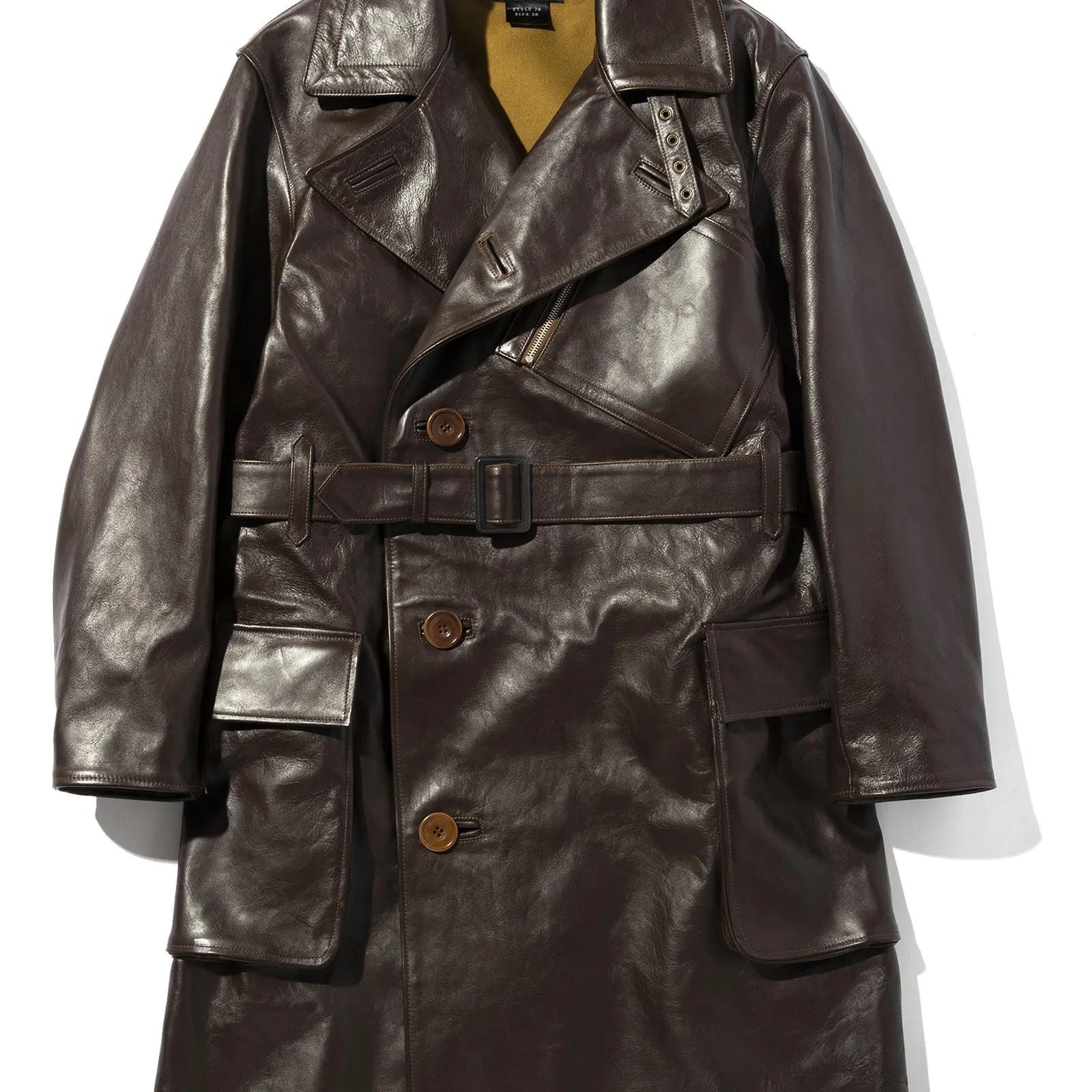 WW1 HORSEHIDE AVIATOR COAT sold by The Real McCoy's