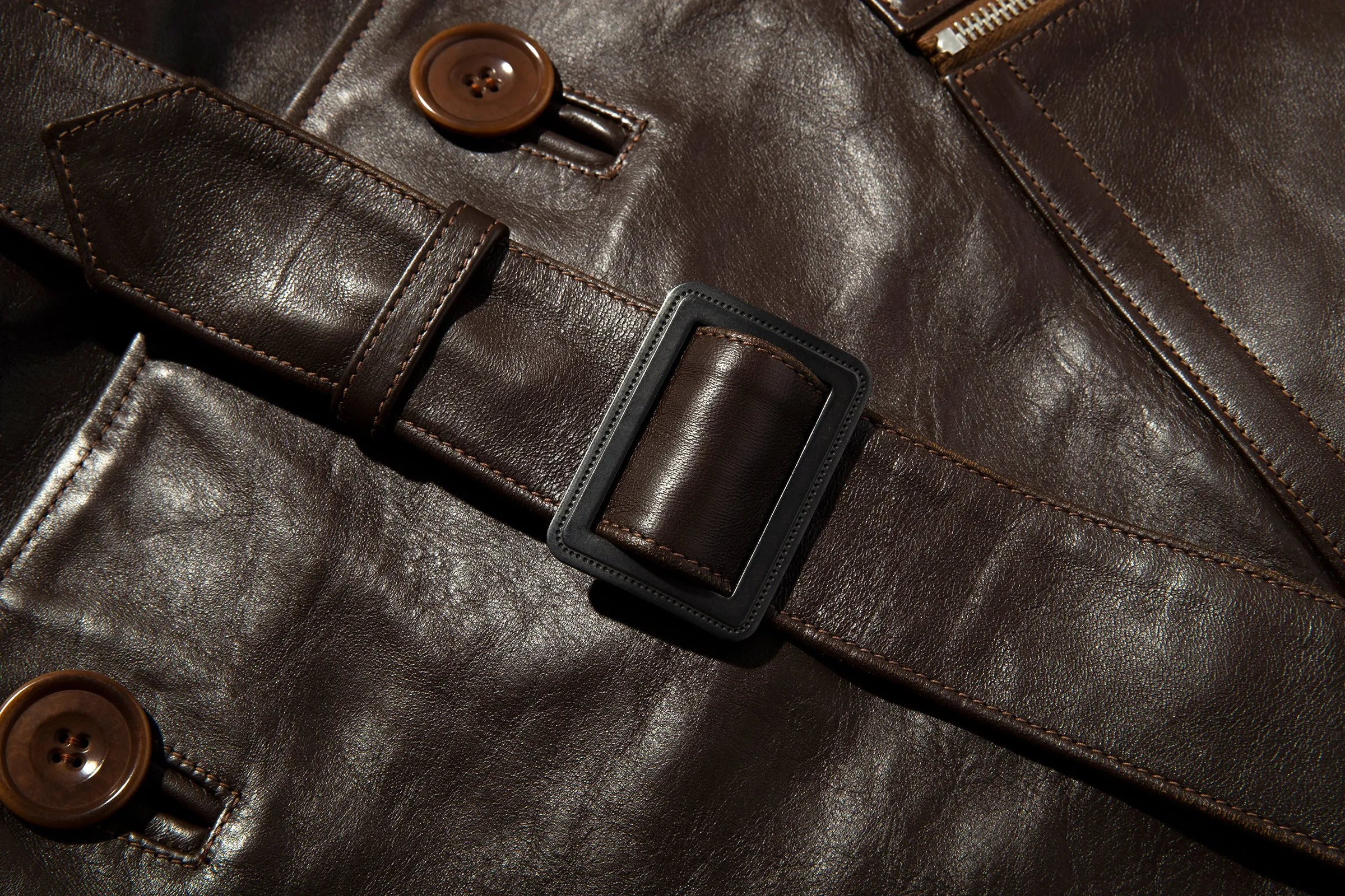 WW1 HORSEHIDE AVIATOR COAT sold by The Real McCoy's product image thumbnail 4