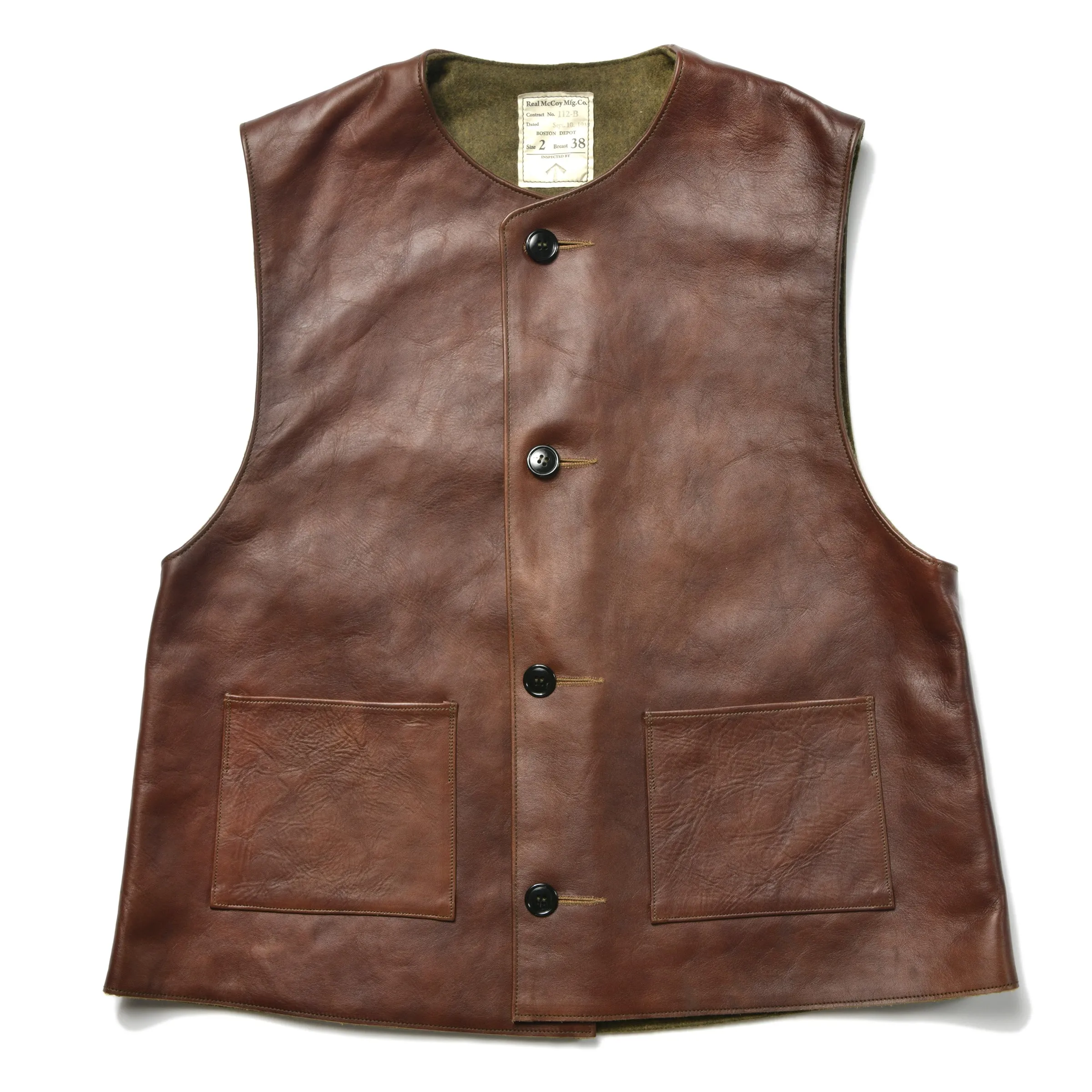 WWI JERKIN VEST sold by The Real McCoy's product image thumbnail 2