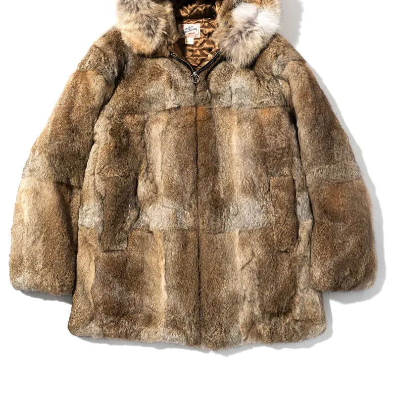 YETI HOODED FUR COAT sold by The Real McCoy's