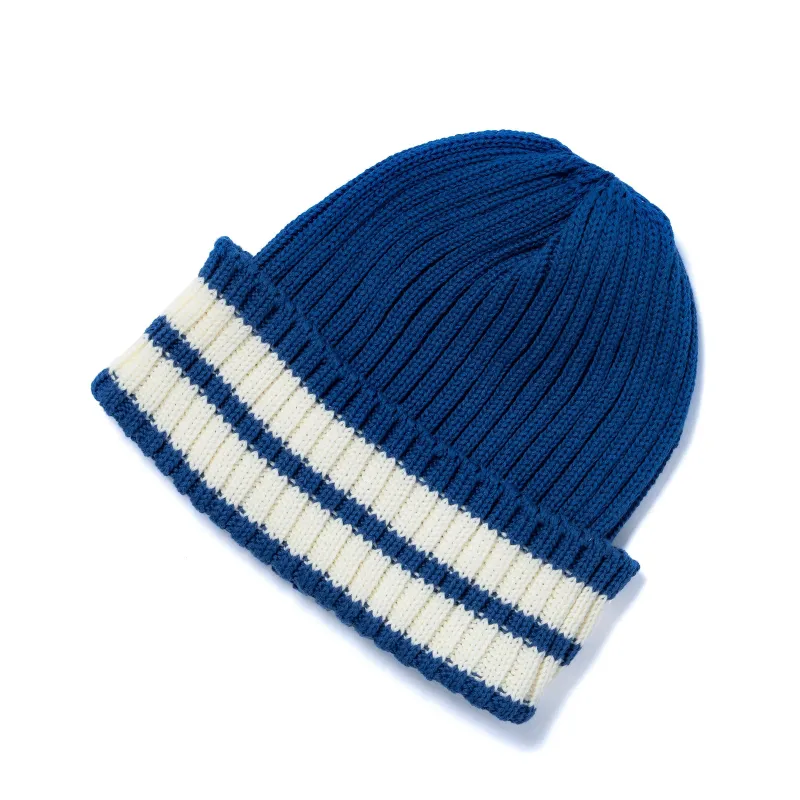 STRIPED COTTON KNIT CAP made by The Real McCoy's