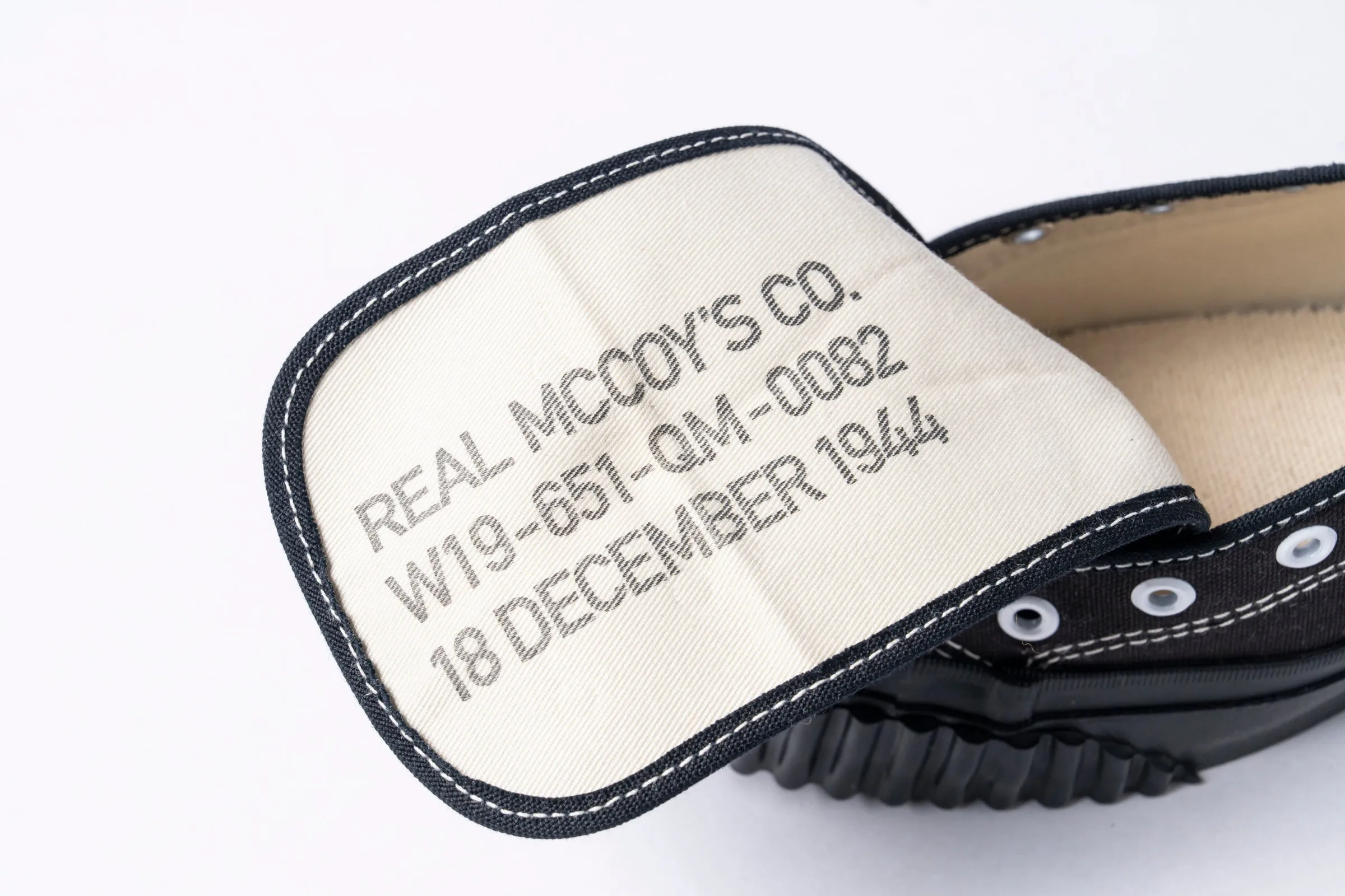 MILITARY CANVAS TRAINING SHOES sold by The Real McCoy's product image thumbnail 4