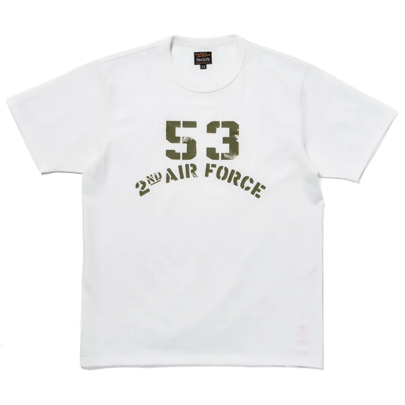 MILITARY TEE /  53rd 2nd AIR FORCE made by The Real McCoy's