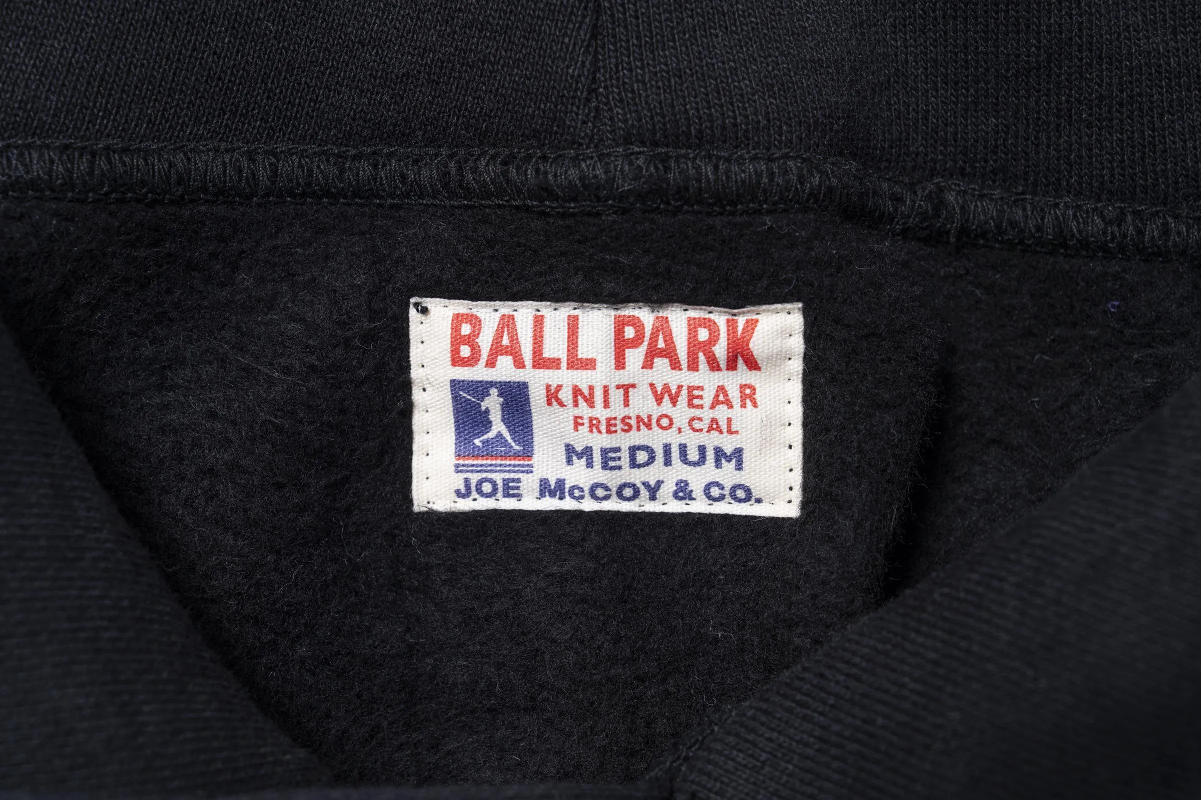12 OZ. BALL PARK HOODED SWEATSHIRT sold by The Real McCoy's product image thumbnail 5