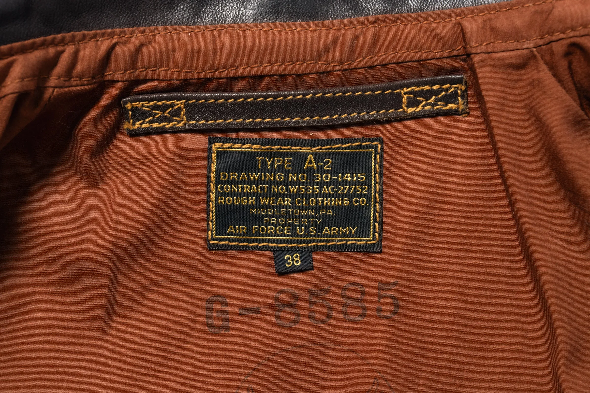 TYPE A-2 / ROUGHWEAR 27752 sold by The Real McCoy's product image thumbnail 4