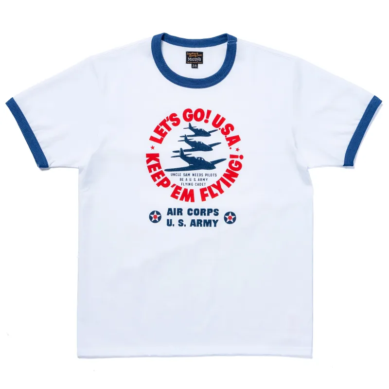 MILITARY TEE / KEEP EM’ FLYING made by The Real McCoy's