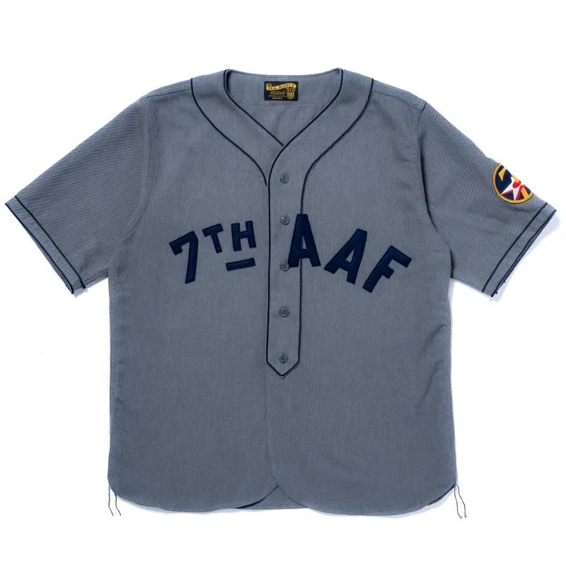 BASEBALL UNIFORM SHIRT / 7TH AAF made by The Real McCoy's