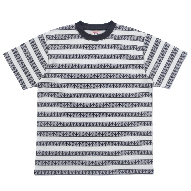 MILITARY JACQUARD TEE / ANCHOR made by The Real McCoy's