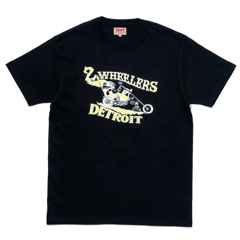 ATHLETIC T-SHIRT / 2-WHEELERS OF DETROIT made by The Real McCoy's