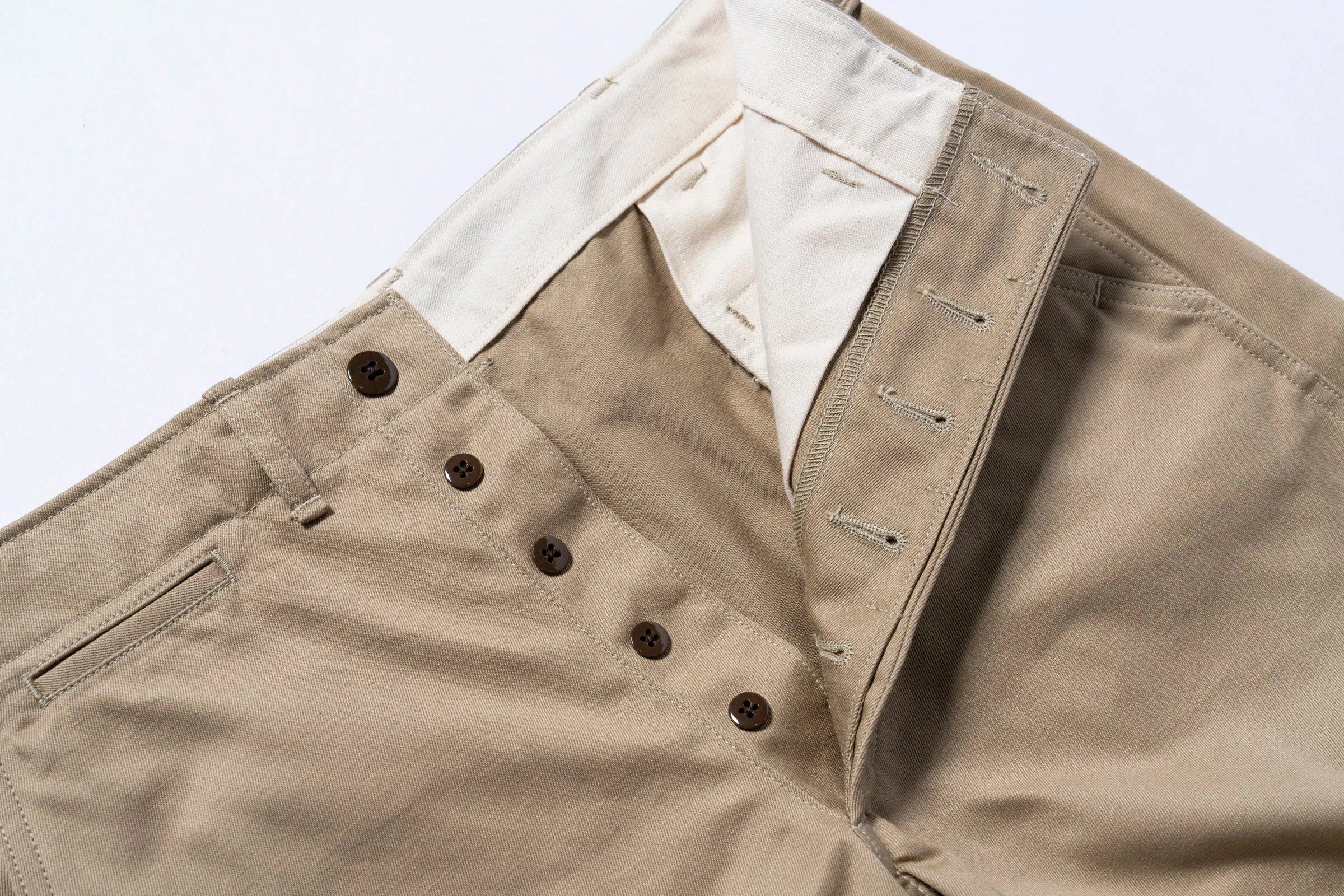 TROUSERS, COTTON, KHAKI, 1945 sold by The Real McCoy's product image thumbnail 5