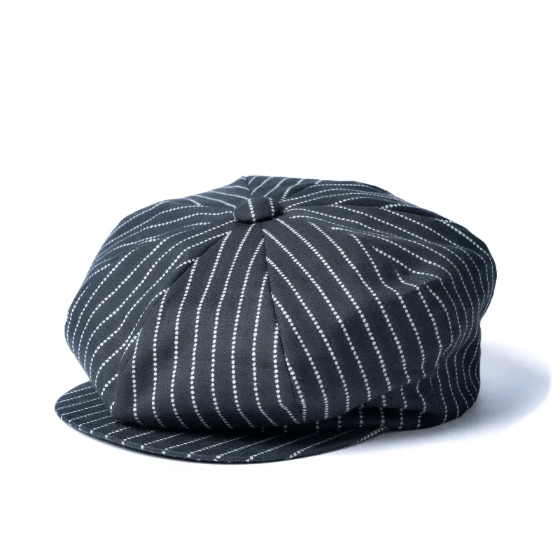 BLACK WABASH NEWSBOY CAP made by The Real McCoy's