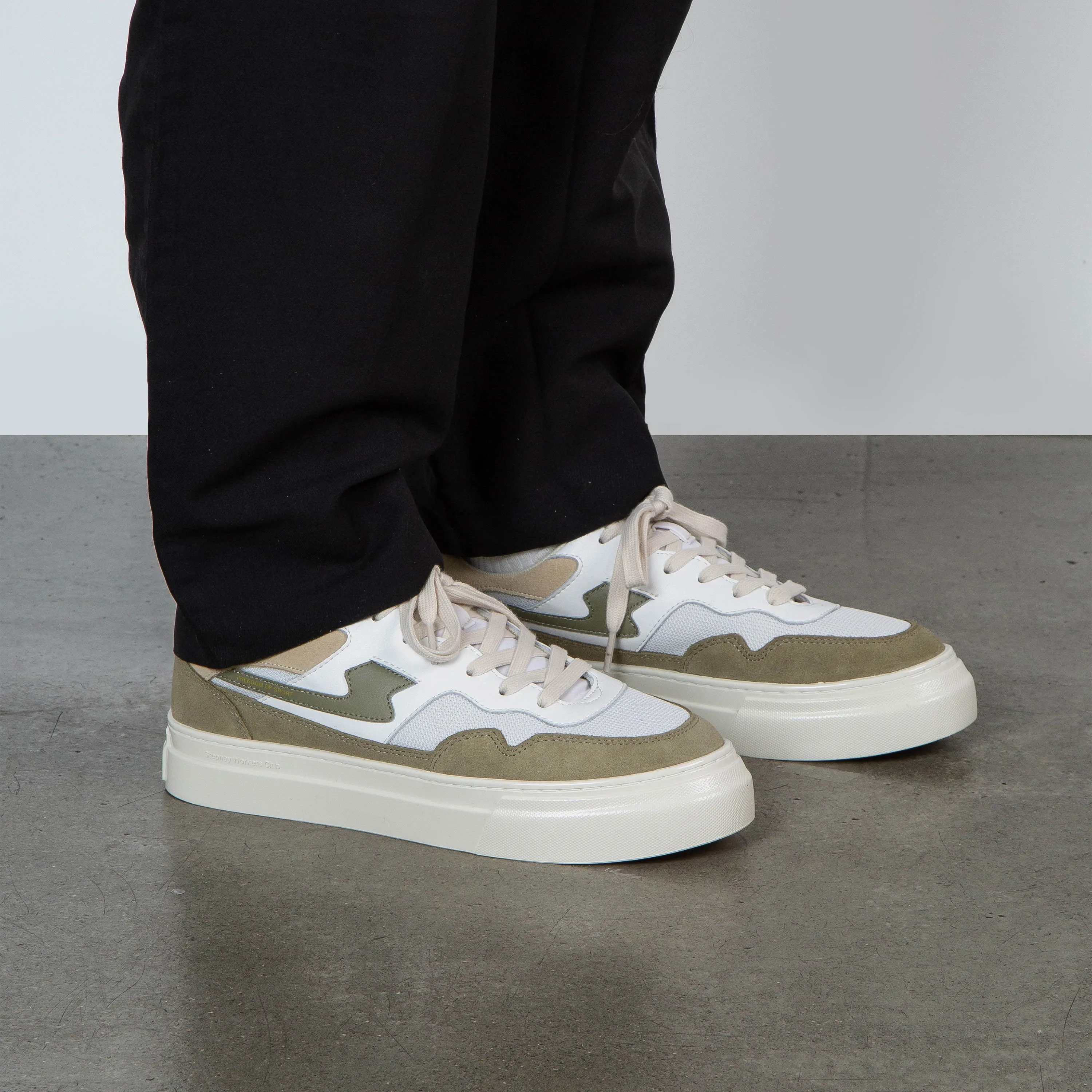 PEARL S-STRIKE SUEDE MIX WHITE-MOSS sold by Stepney Workers Club product image thumbnail 2