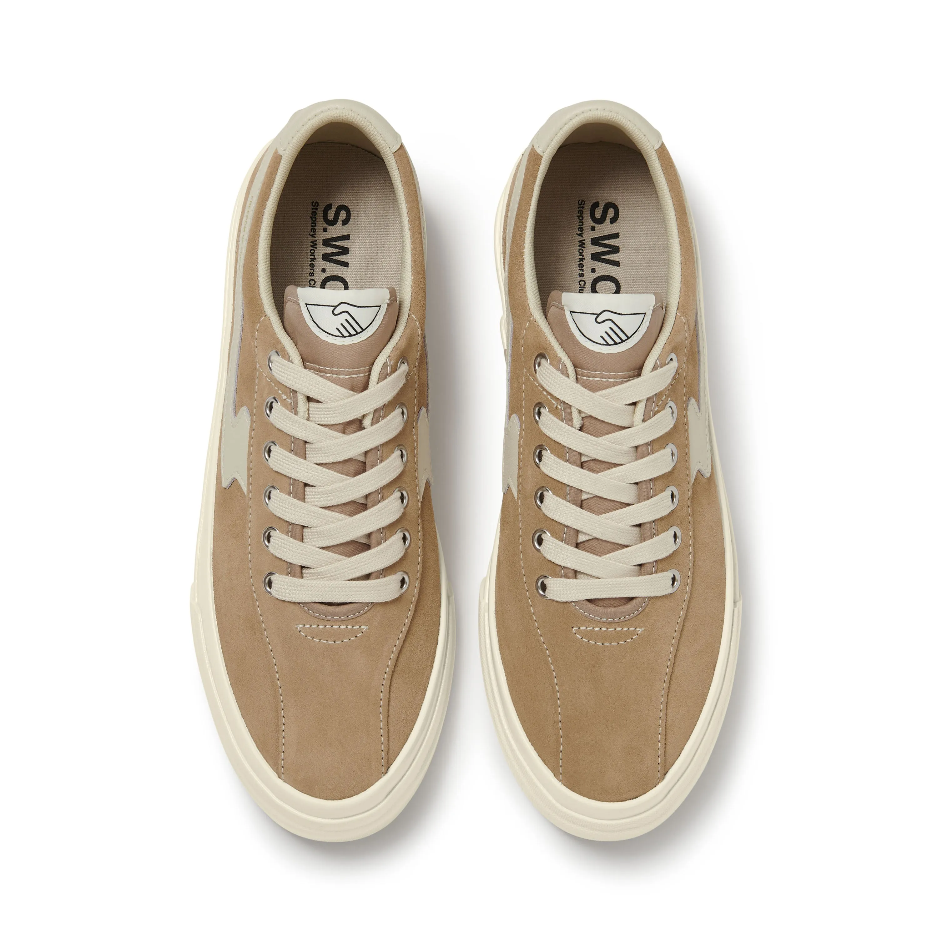 DELLOW S-STRIKE SUEDE EARTH-ECRU sold by Stepney Workers Club product image thumbnail 4