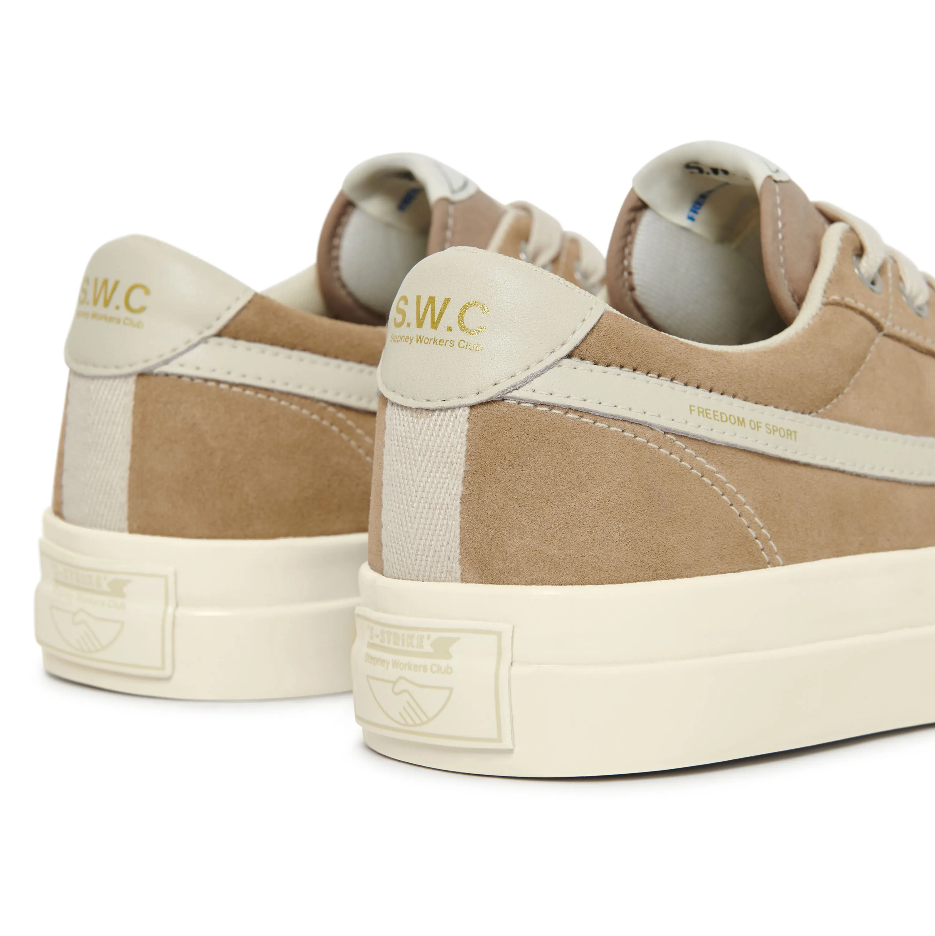DELLOW S-STRIKE SUEDE EARTH-ECRU sold by Stepney Workers Club product image thumbnail 5