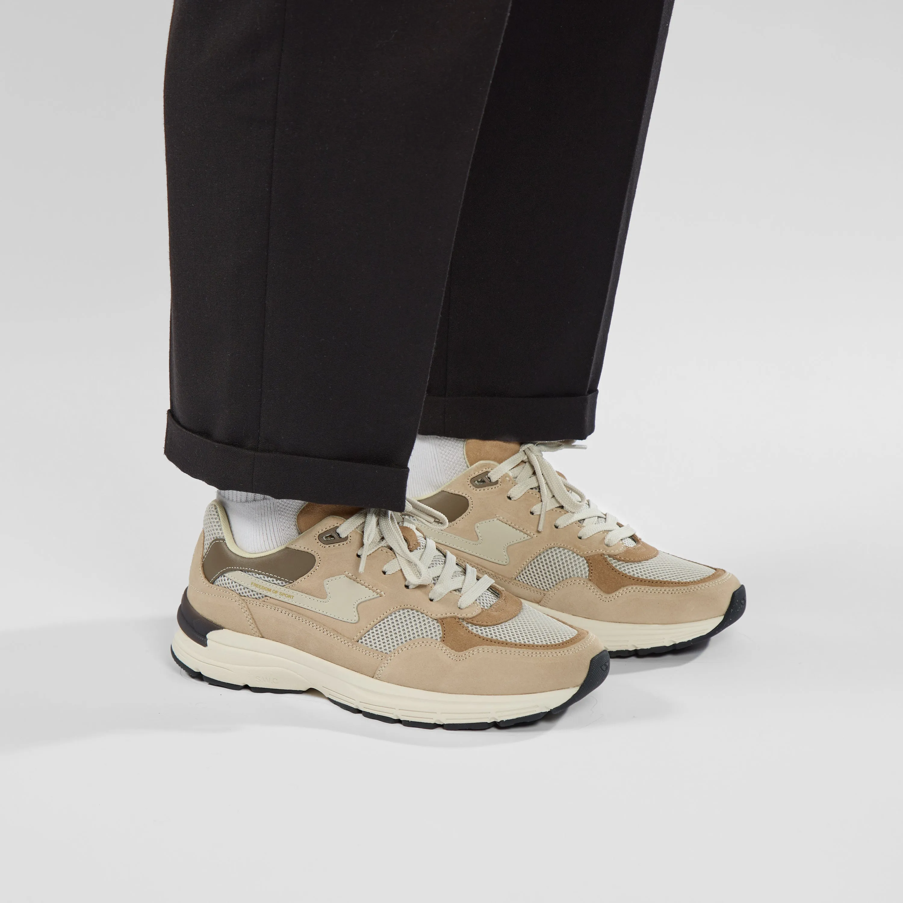 AMIEL S-STRIKE SUEDE MIX SAND sold by Stepney Workers Club product image thumbnail 2