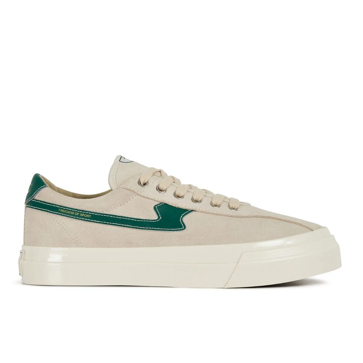 DELLOW S-STRIKE SUEDE ECRU-GREEN sold by Stepney Workers Club