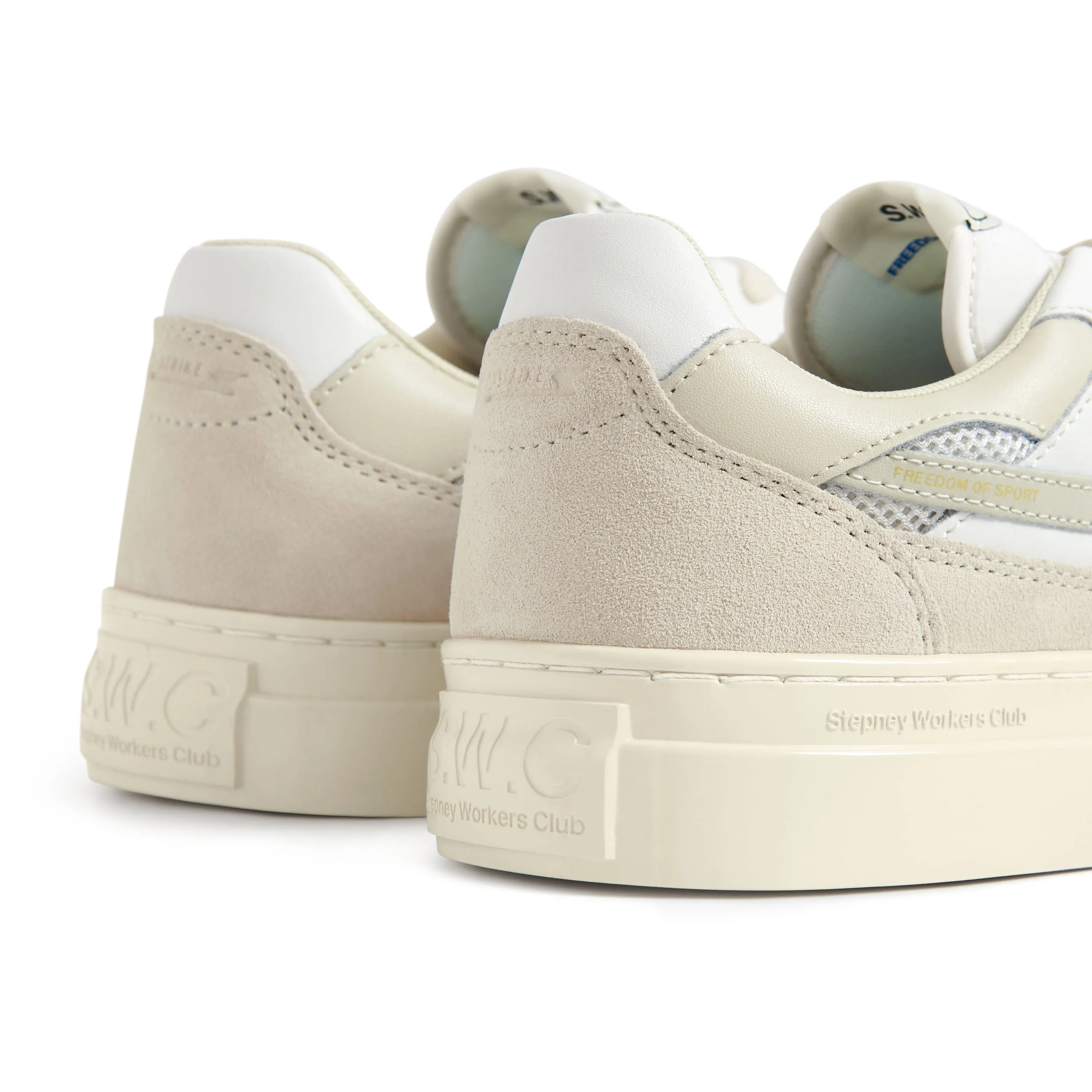 PEARL S-STRIKE SUEDE MIX ECRU-PUTTY sold by Stepney Workers Club product image thumbnail 5