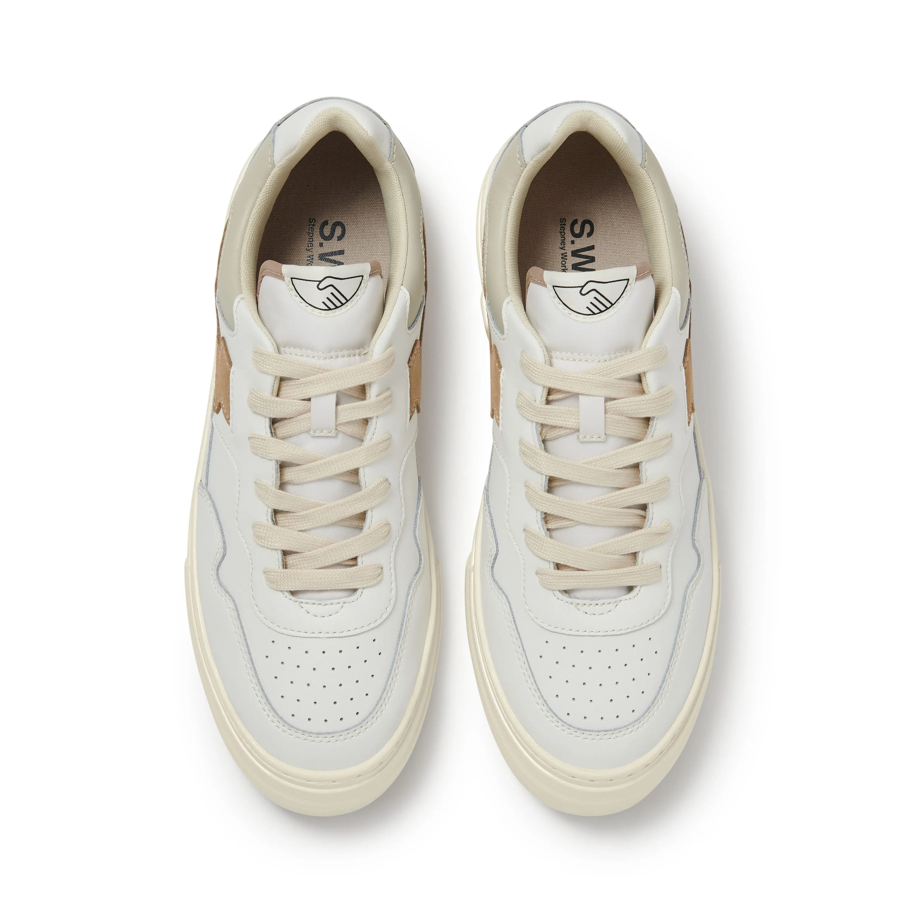 PEARL S-STRIKE LEATHER WHITE-EARTH sold by Stepney Workers Club product image thumbnail 4