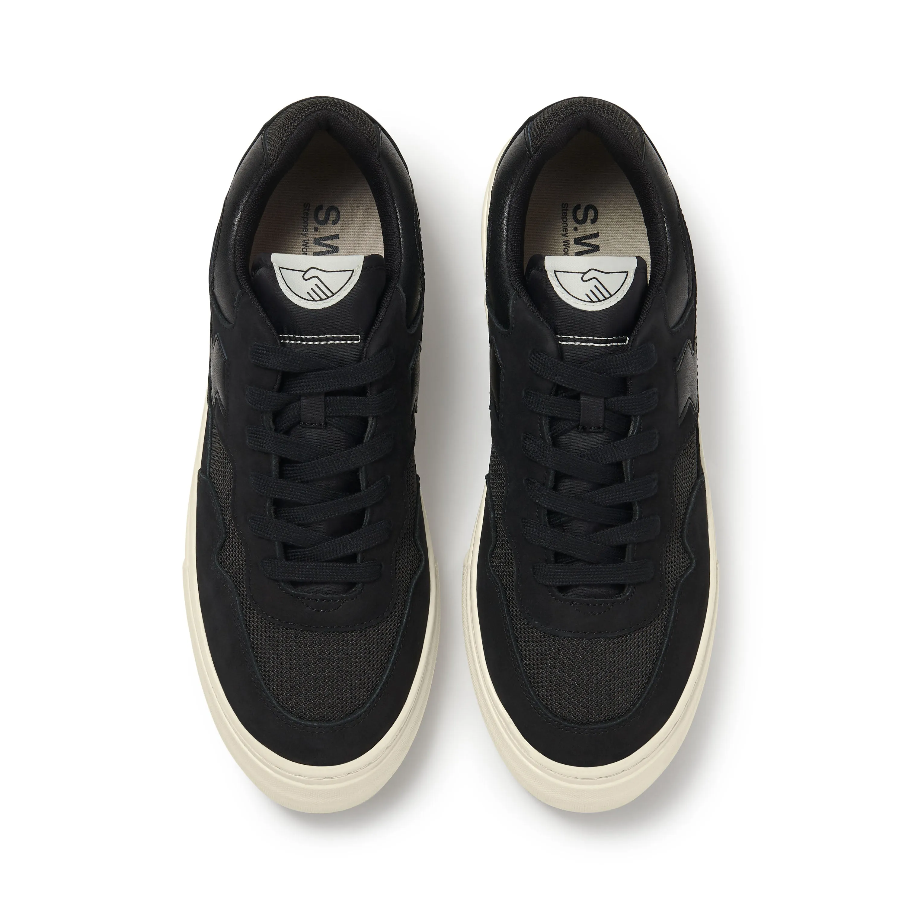 PEARL S-STRIKE NUBUCK MIX BLACK-BLACK sold by Stepney Workers Club product image thumbnail 4