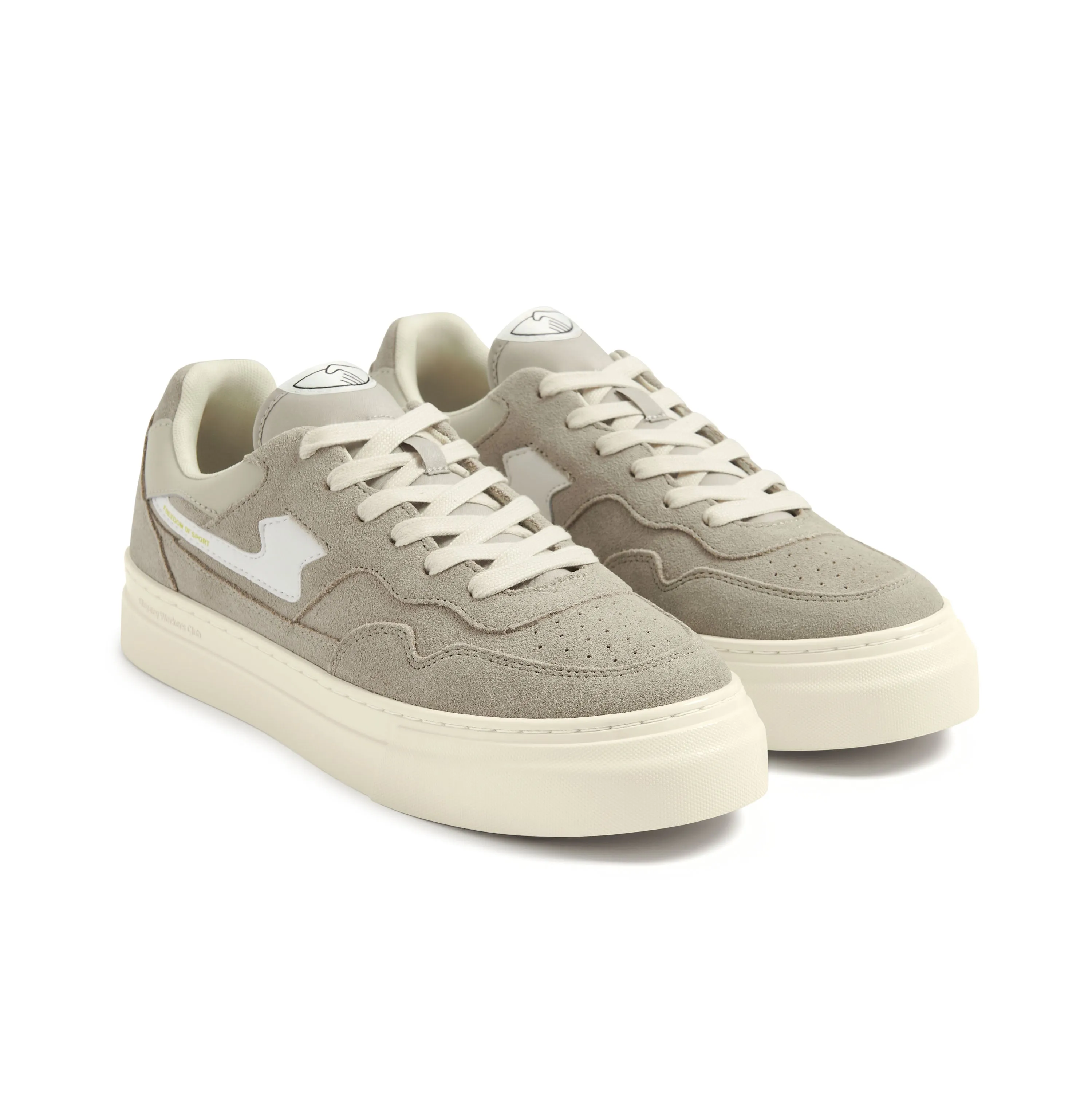 PEARL S-STRIKE SUEDE LIGHT GREY-WHITE sold by Stepney Workers Club product image thumbnail 2