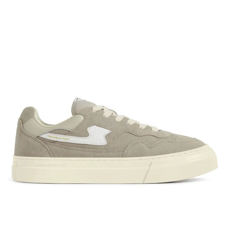 PEARL S-STRIKE SUEDE LIGHT GREY-WHITE sold by Stepney Workers Club