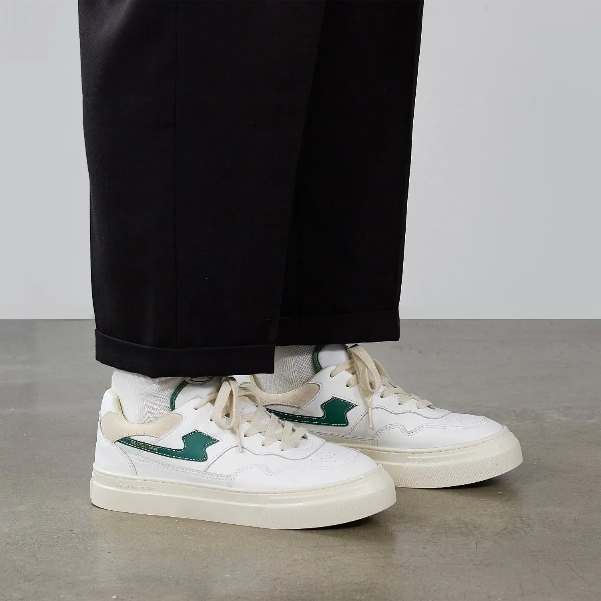 PEARL S-STRIKE LEATHER WHITE-GREEN sold by Stepney Workers Club product image thumbnail 3