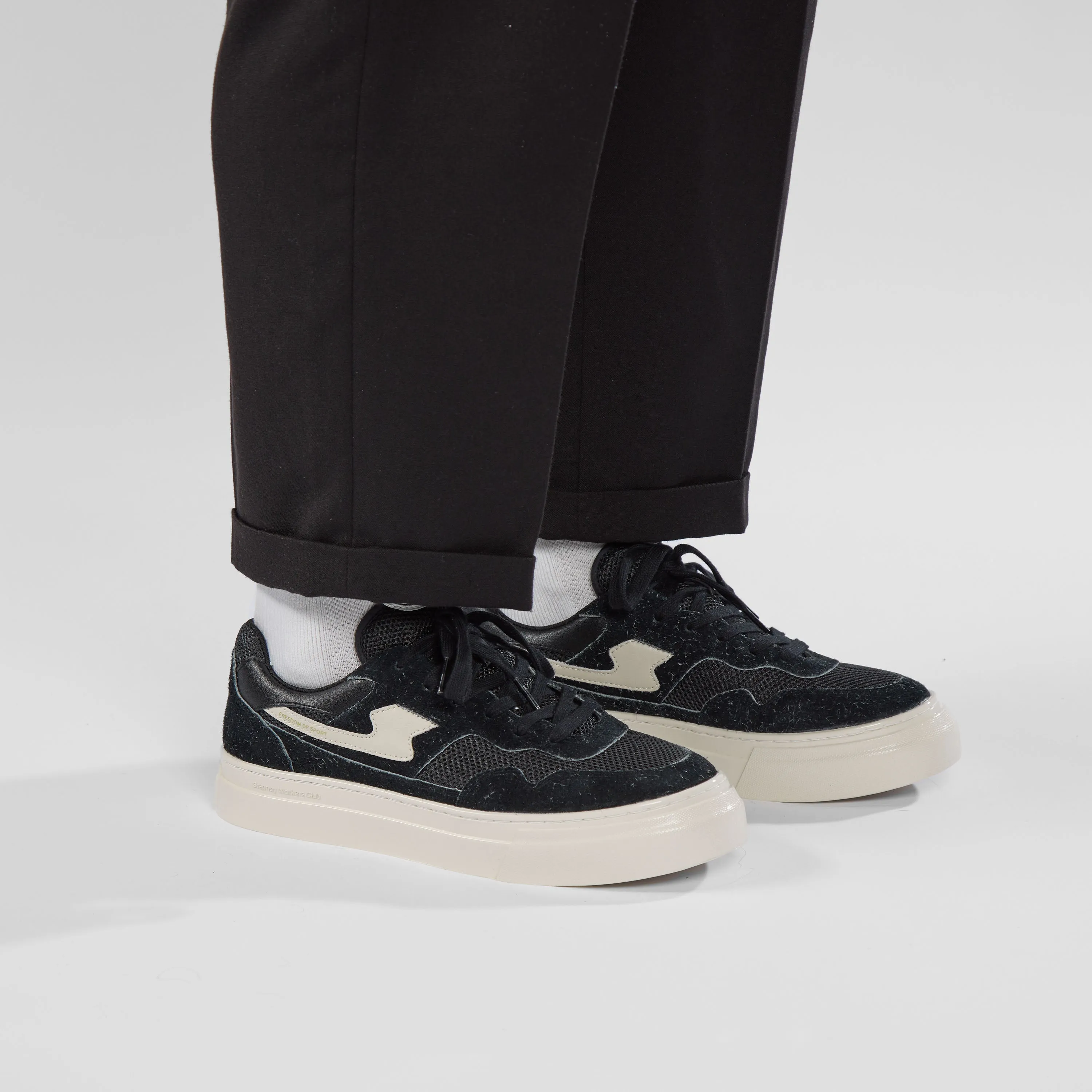 PEARL S-STRIKE RAW SUEDE MIX BLACK sold by Stepney Workers Club product image thumbnail 2