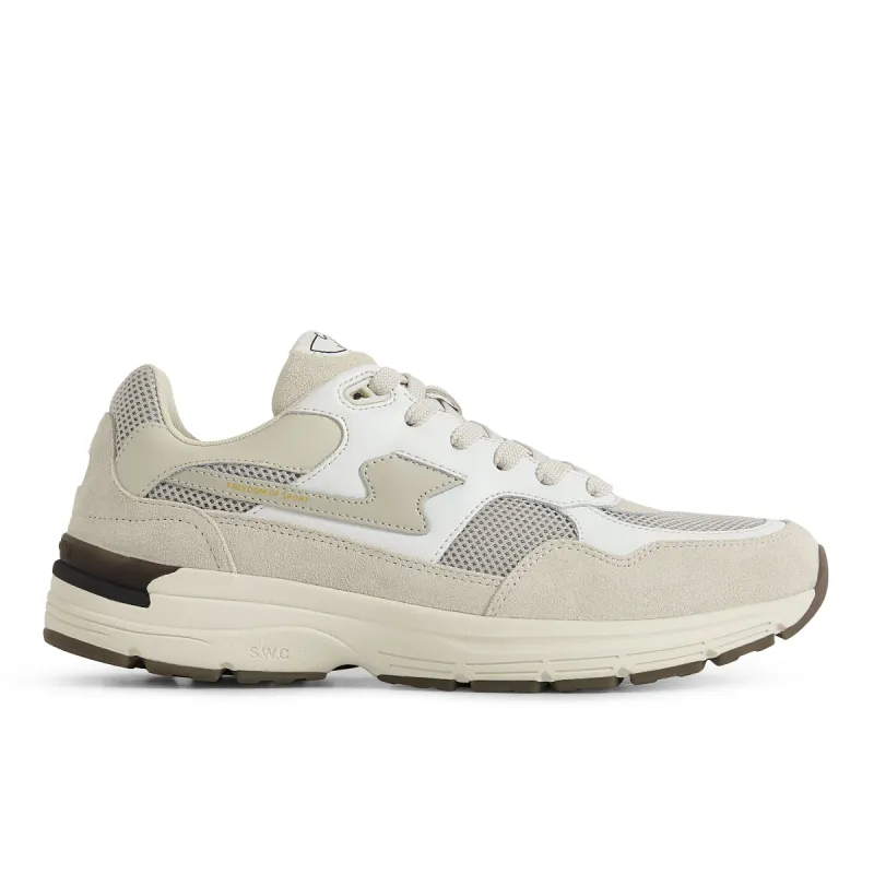 AMIEL S-STRIKE SUEDE MIX WHITE-ECRU sold by Stepney Workers Club