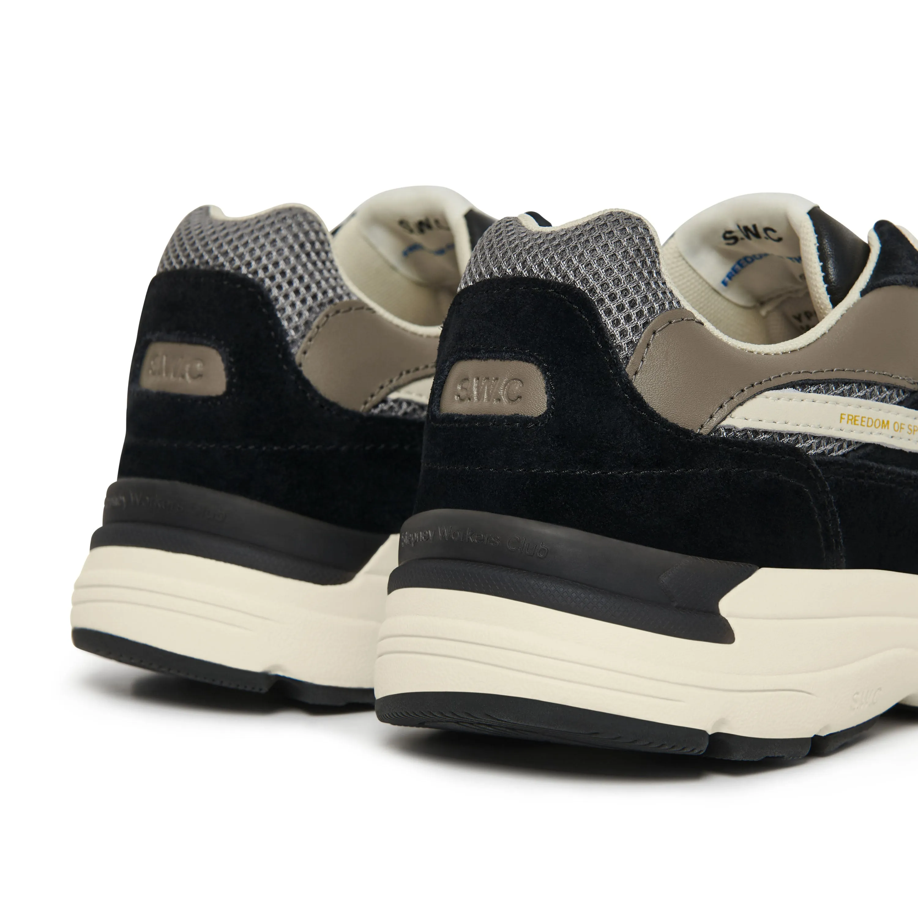 AMIEL S-STRIKE SUEDE MIX BLACK-GREY sold by Stepney Workers Club product image thumbnail 5