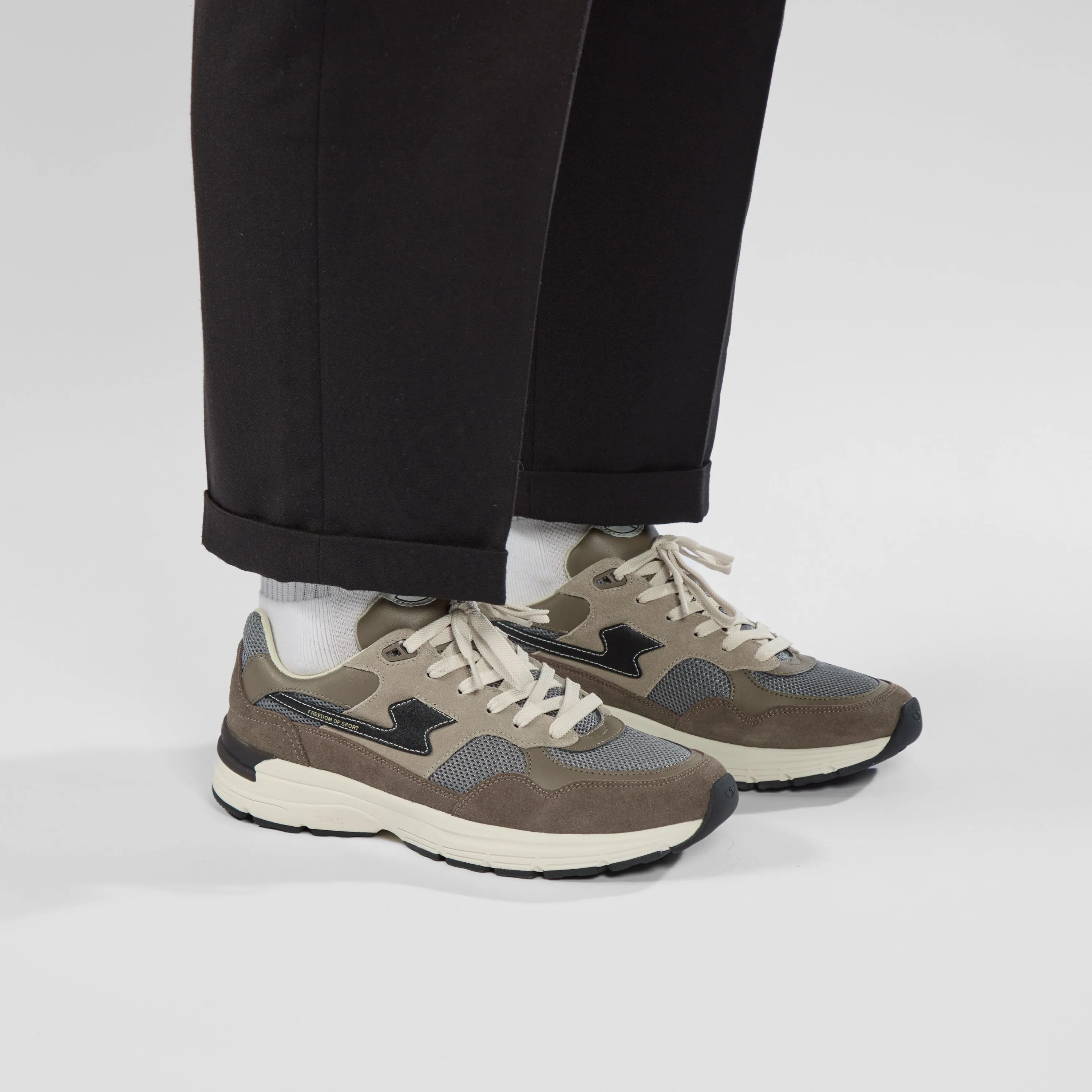 AMIEL S-STRIKE SUEDE MIX GREY sold by Stepney Workers Club product image thumbnail 2