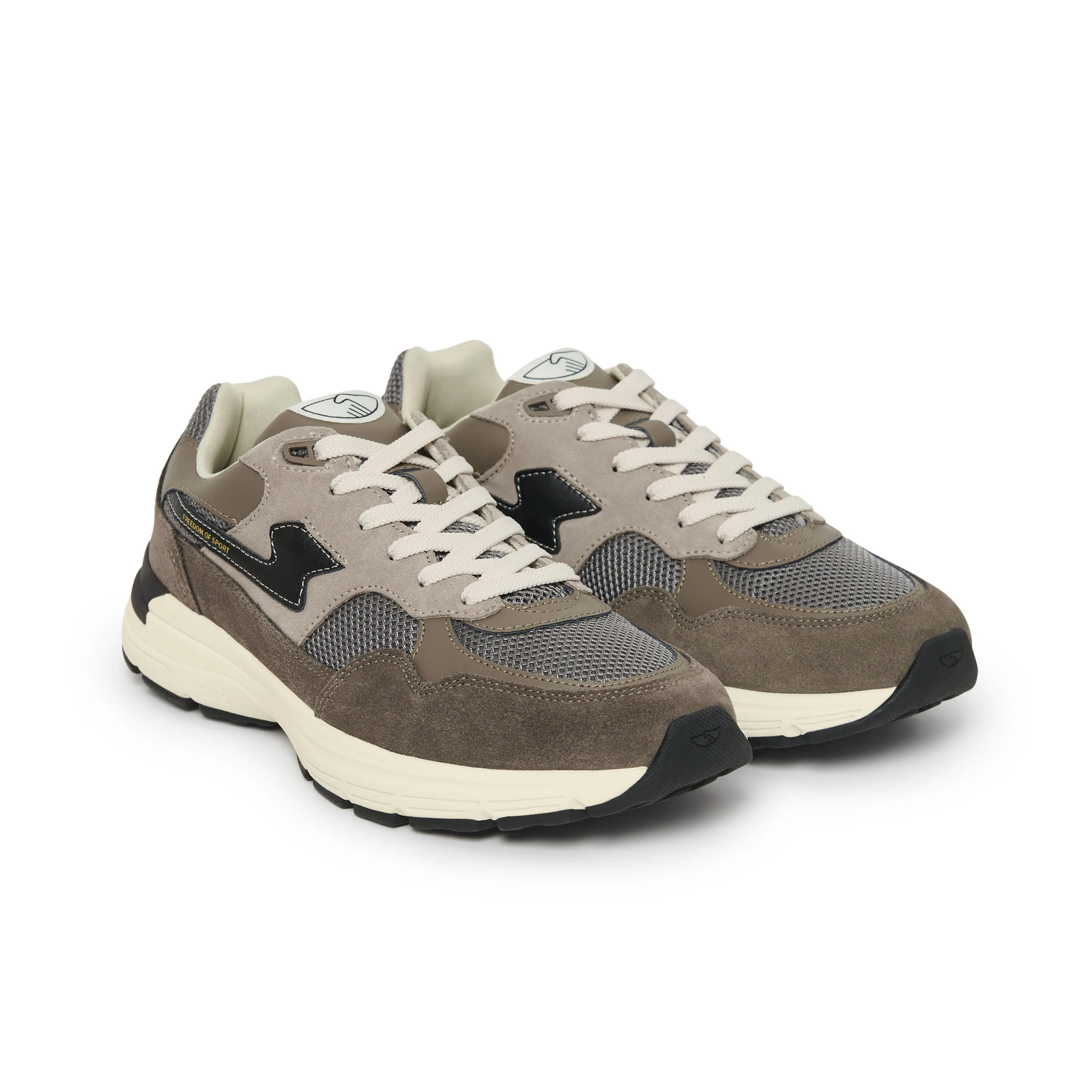 AMIEL S-STRIKE SUEDE MIX GREY sold by Stepney Workers Club product image thumbnail 3